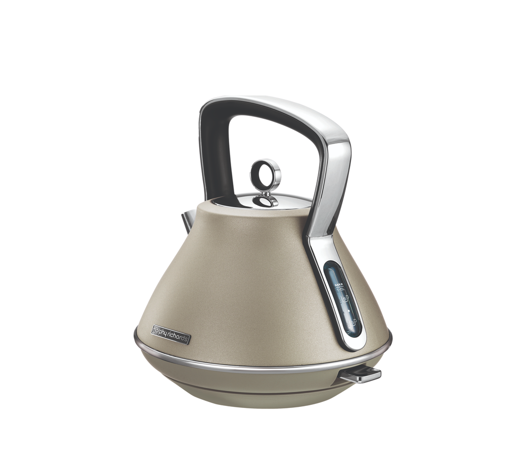 Morphy Richards Evoke Pyramid Kettle 1.5L Platinum | 100103