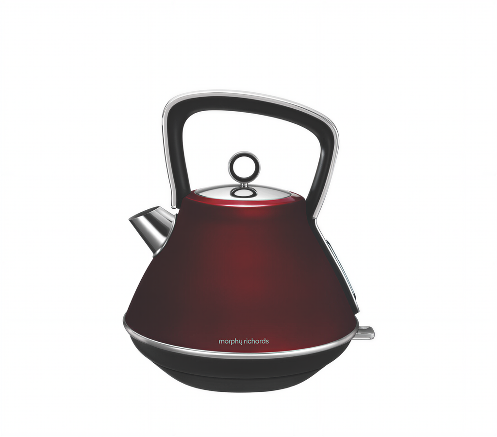Morphy Richards Evoke Pyramid Kettle 1.5L Red | 100108