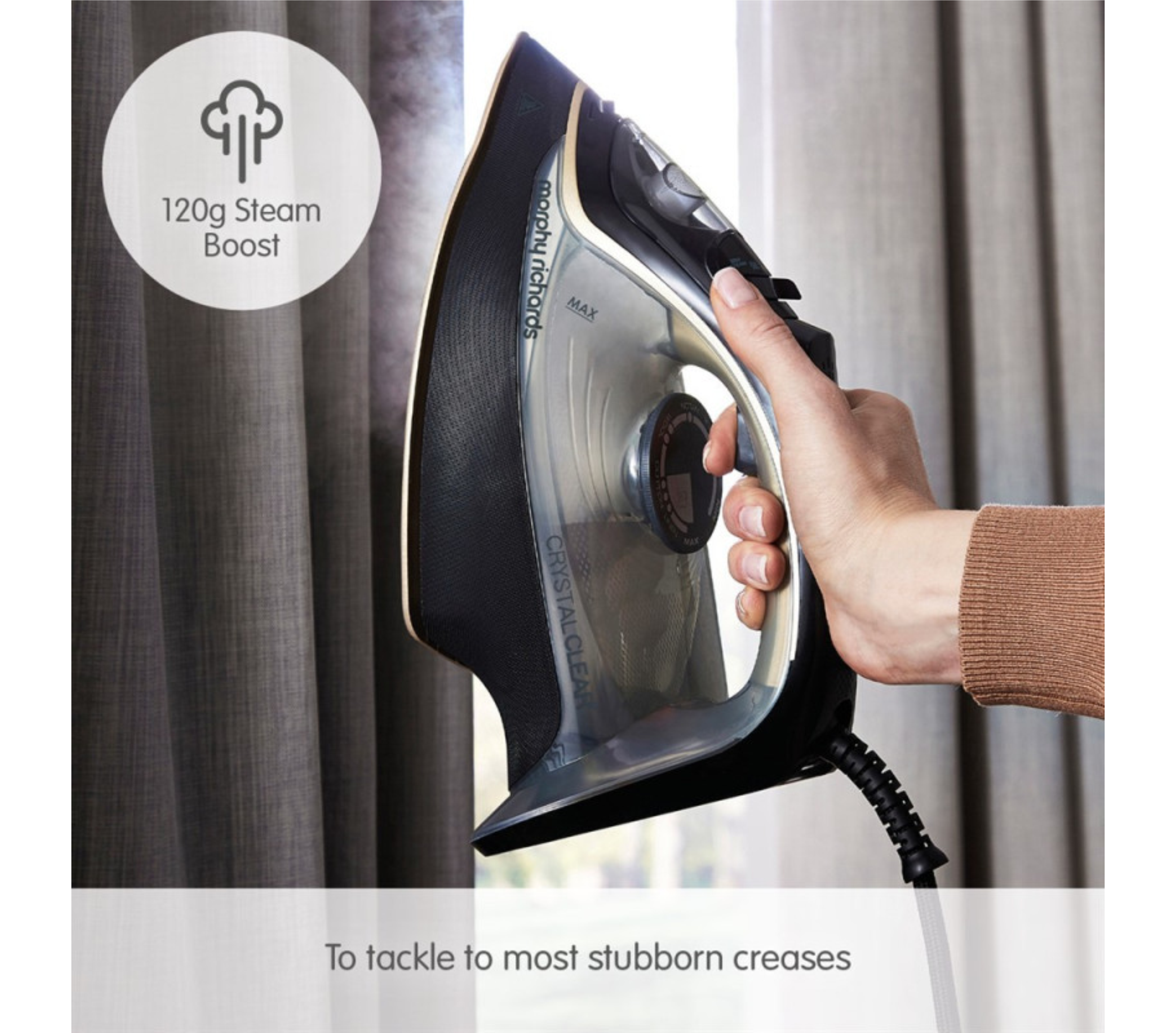 Morphy Richards Crystal Clear Gold Steam Iron | 300302