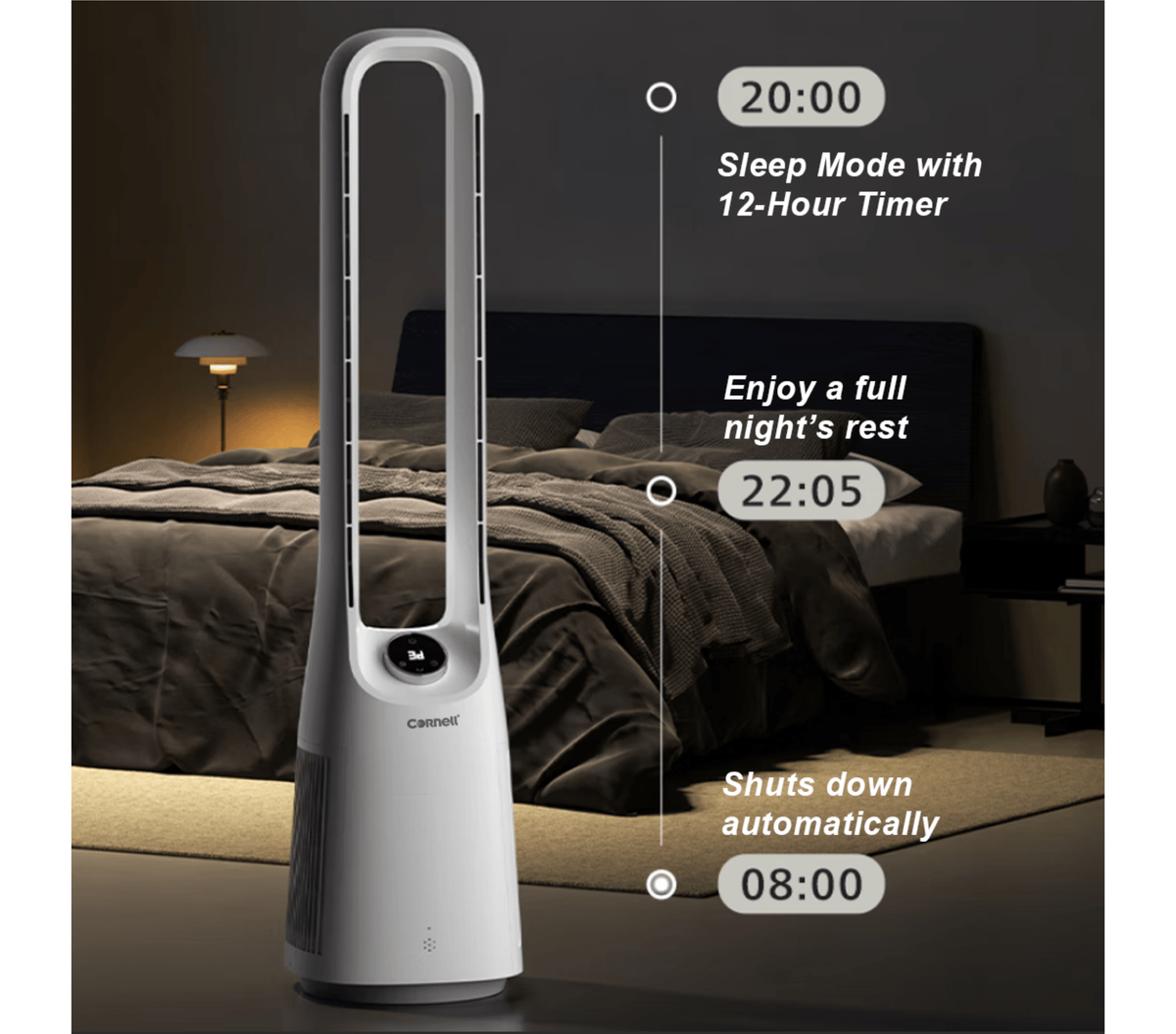 Cornell Bladeless Tower Fan | CBF12DC