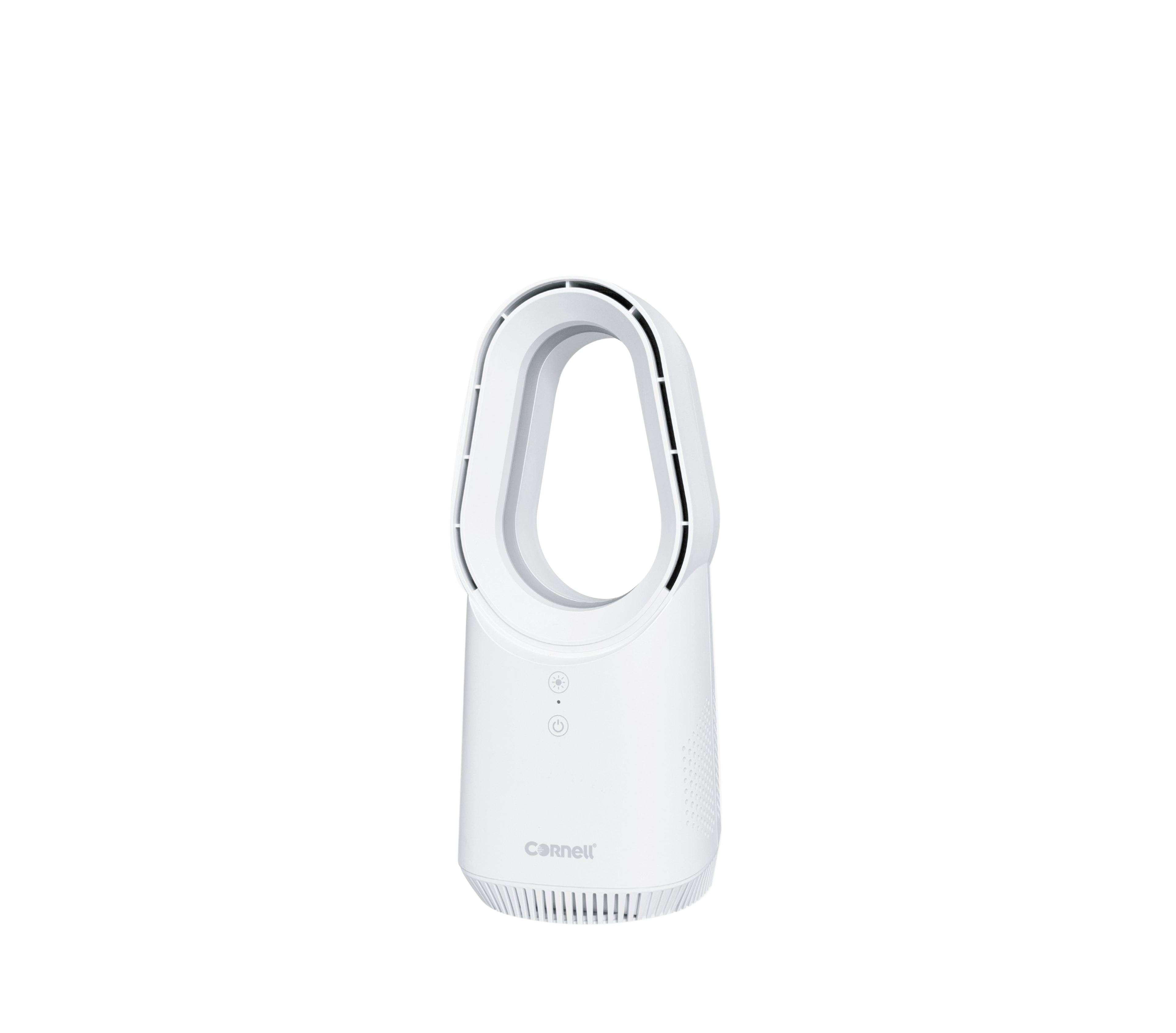 Cornell Mini Bladeless Fan with 6 Ambient Lights | CBFS01WH
