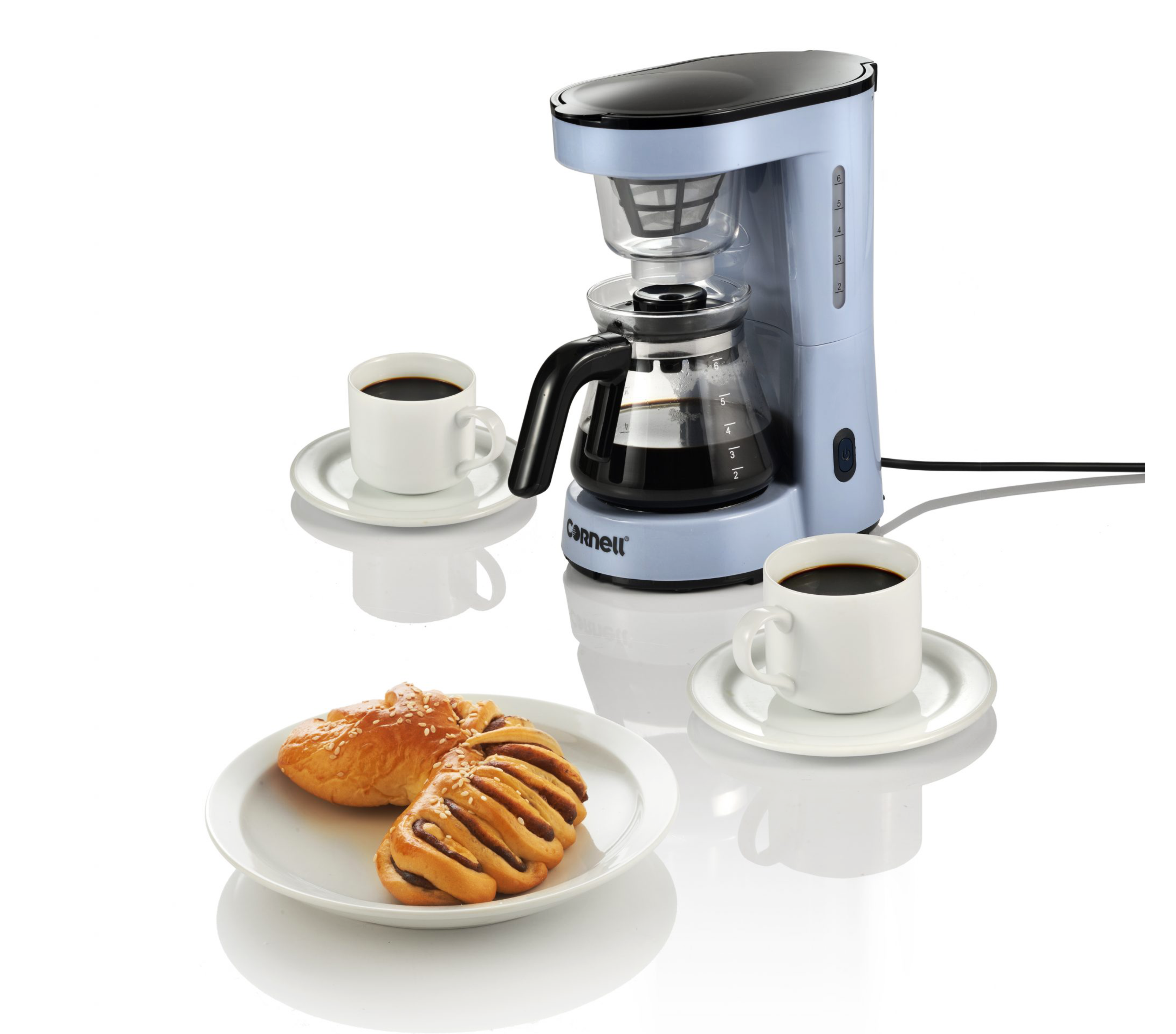 Cornell Blue Bae Series Coffee Maker 0.75L | CCM-E075X