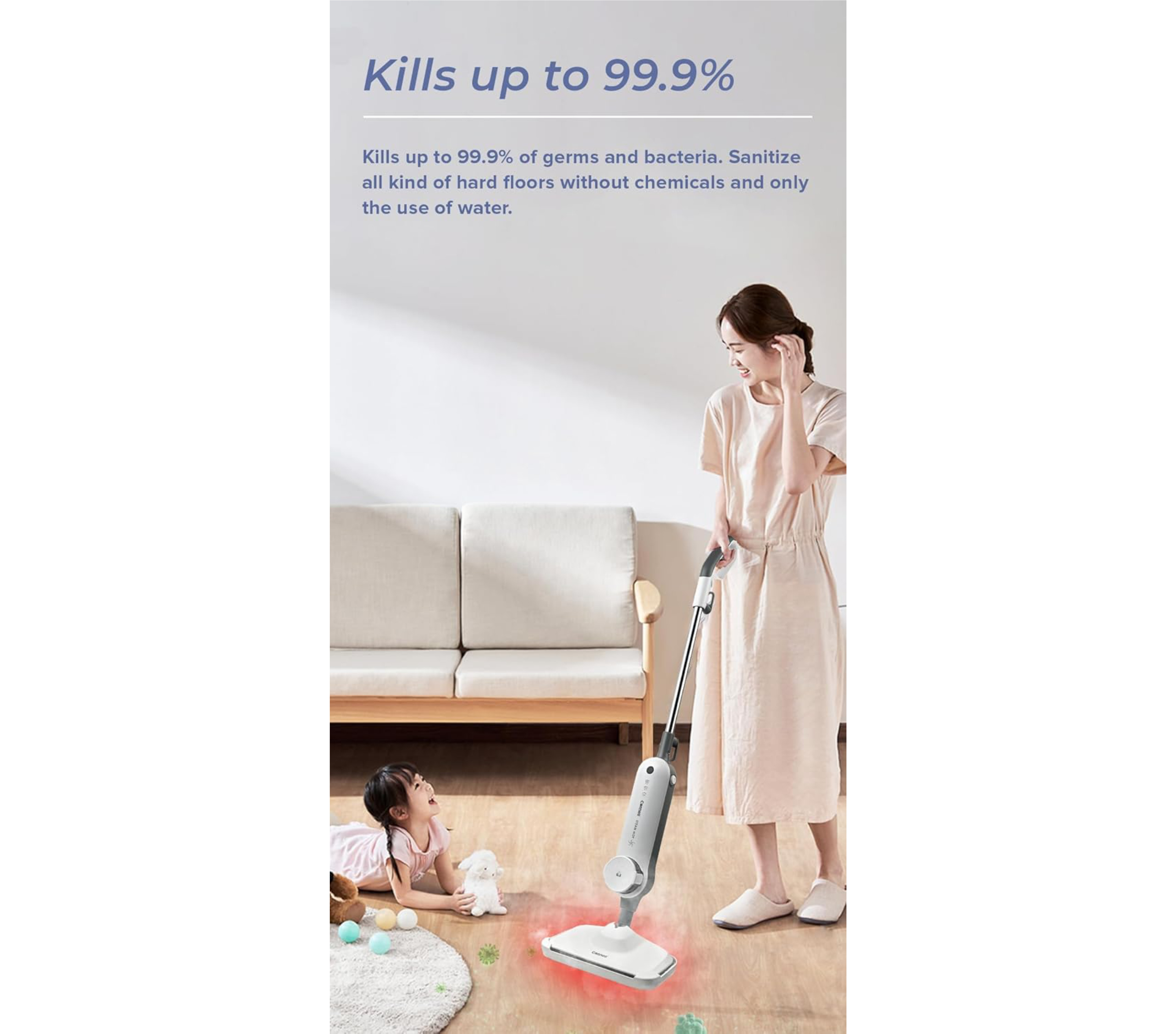 Cornell Nano Steam Mop | CESM330WH