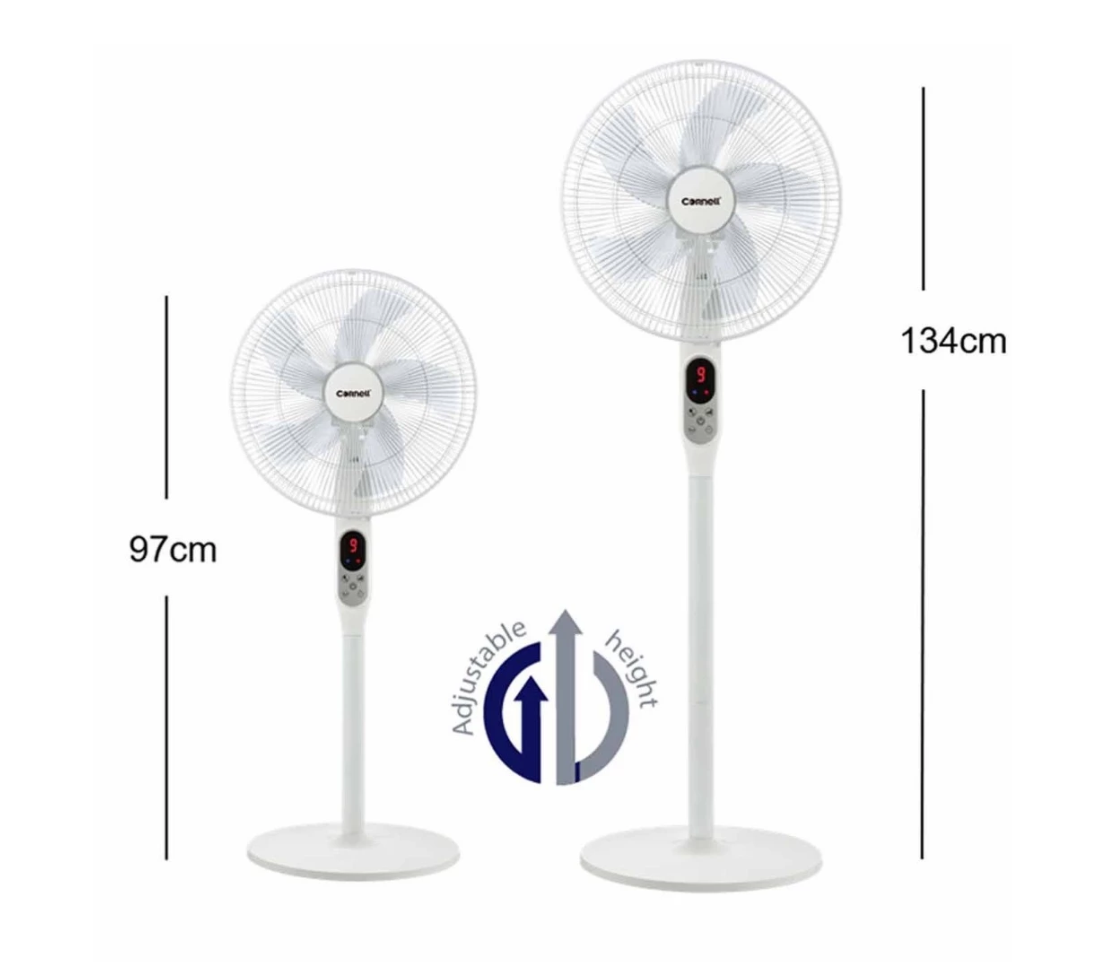 Cornell 16” DC Stand Fan with Remote Control | CFDC168SS