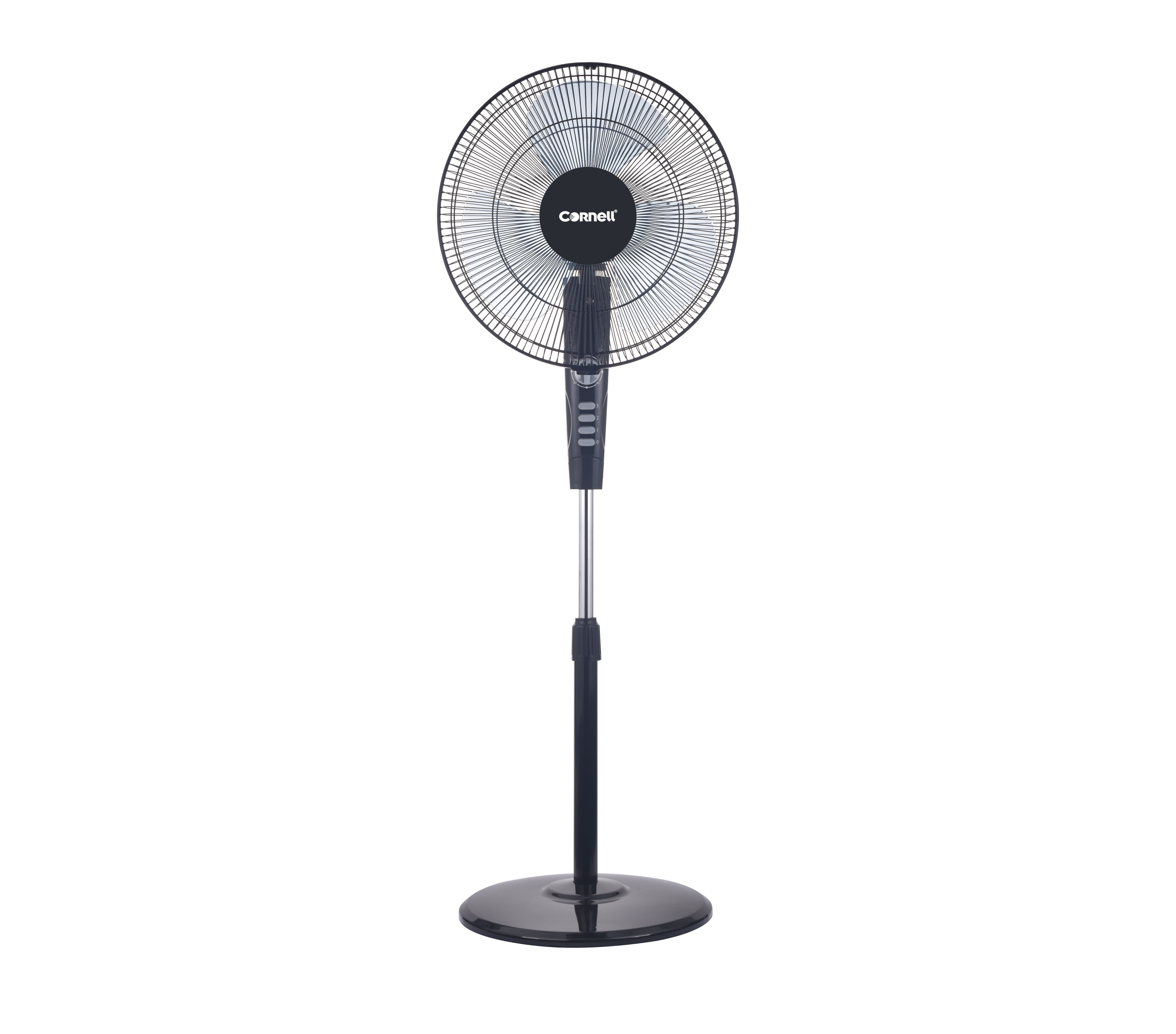 Cornell 16” Stand Fan with Timer Black | CFN-S40BK