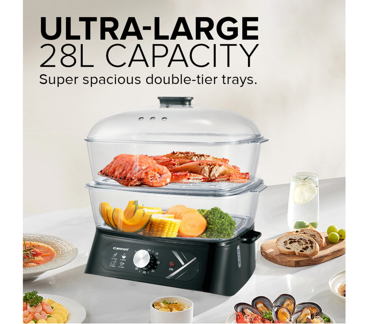 Cornell Food Steamer 28L | CFS208