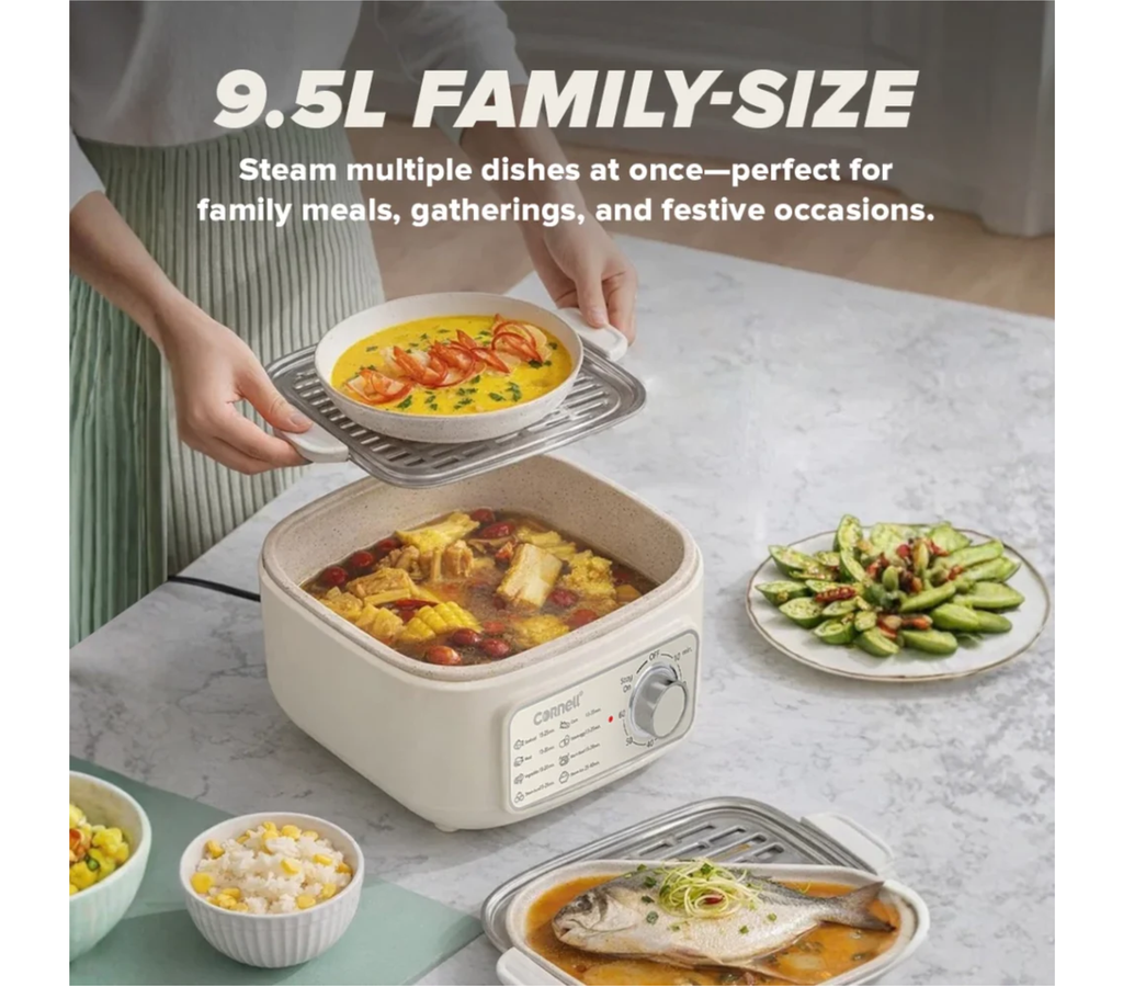 Cornell Stainless Steel Food Steamer 9.5L | CFS95S