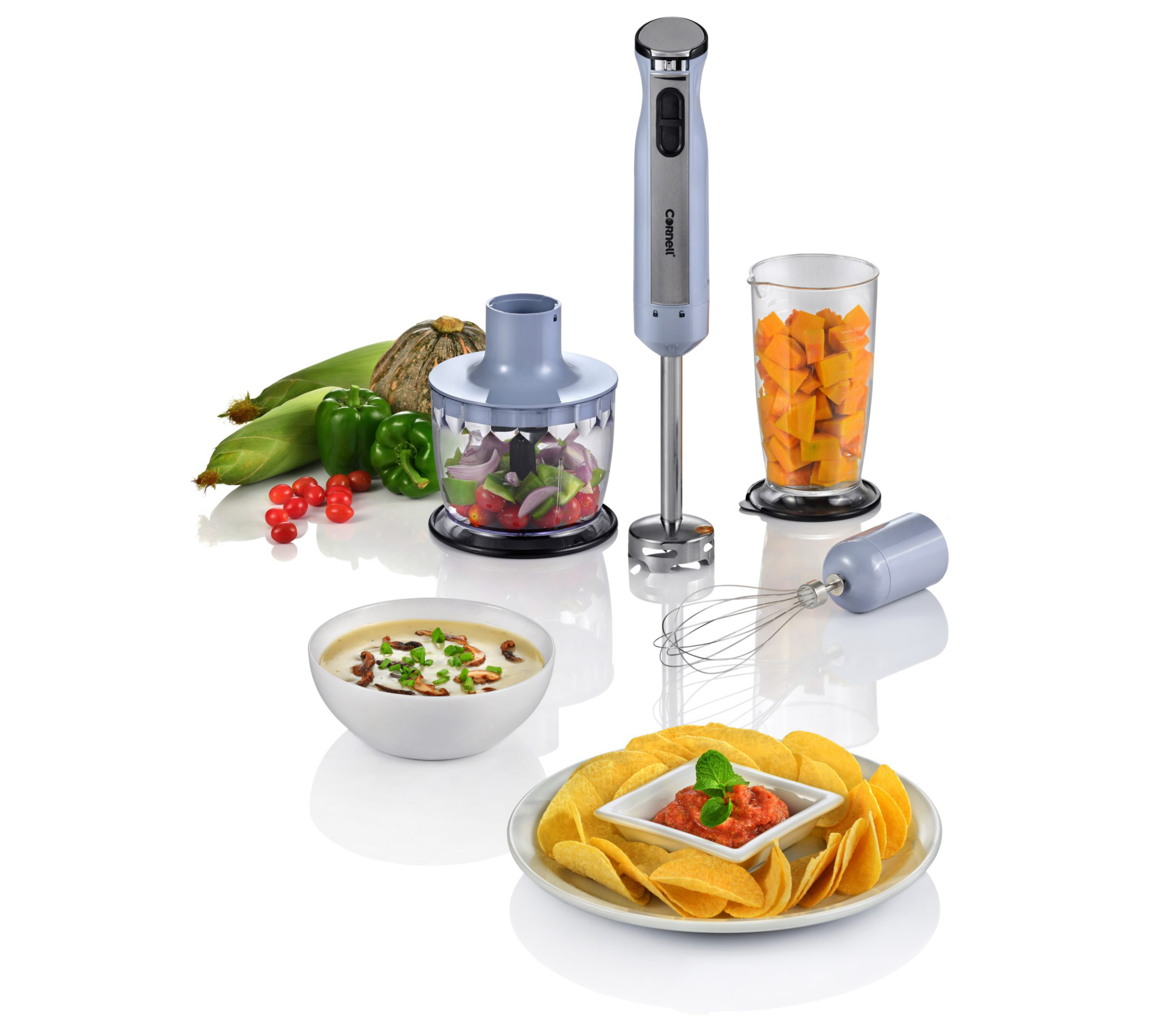 Cornell Blue Bae Series Hand Blender Set | CHB-E6000X