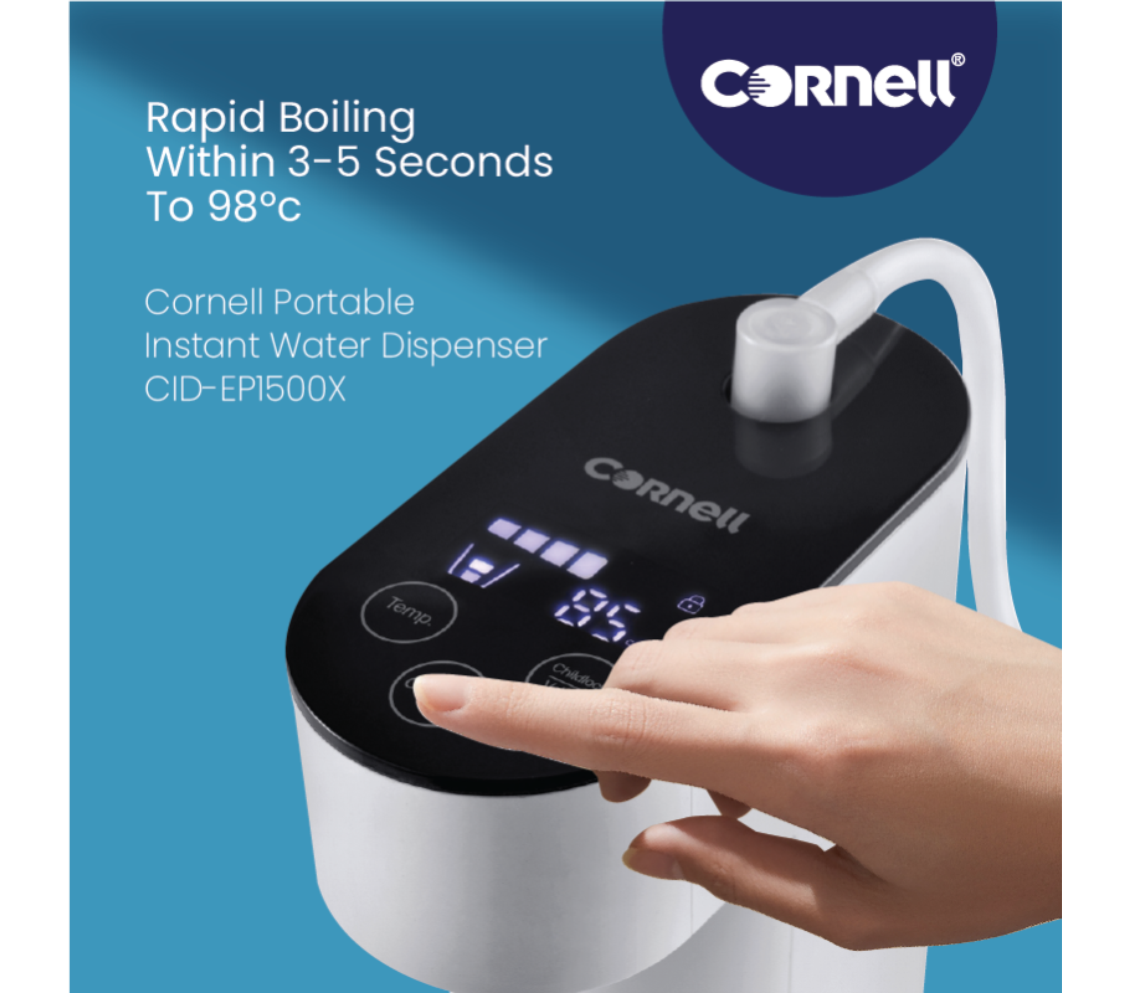 Cornell Instant Hot Water Dispenser | CID-EP1500X