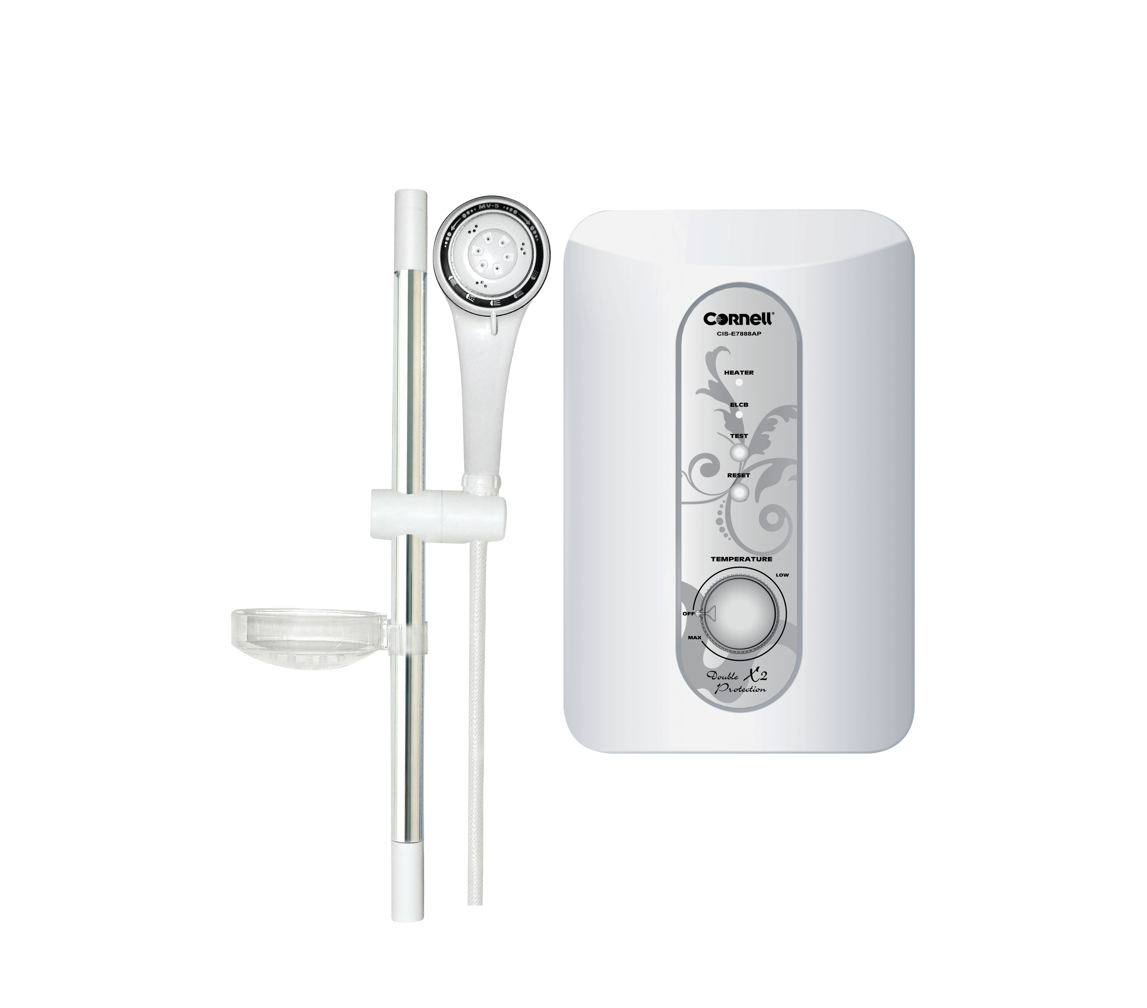 Cornell Instant Shower Heater (with Pump) | CIS-E7999DC