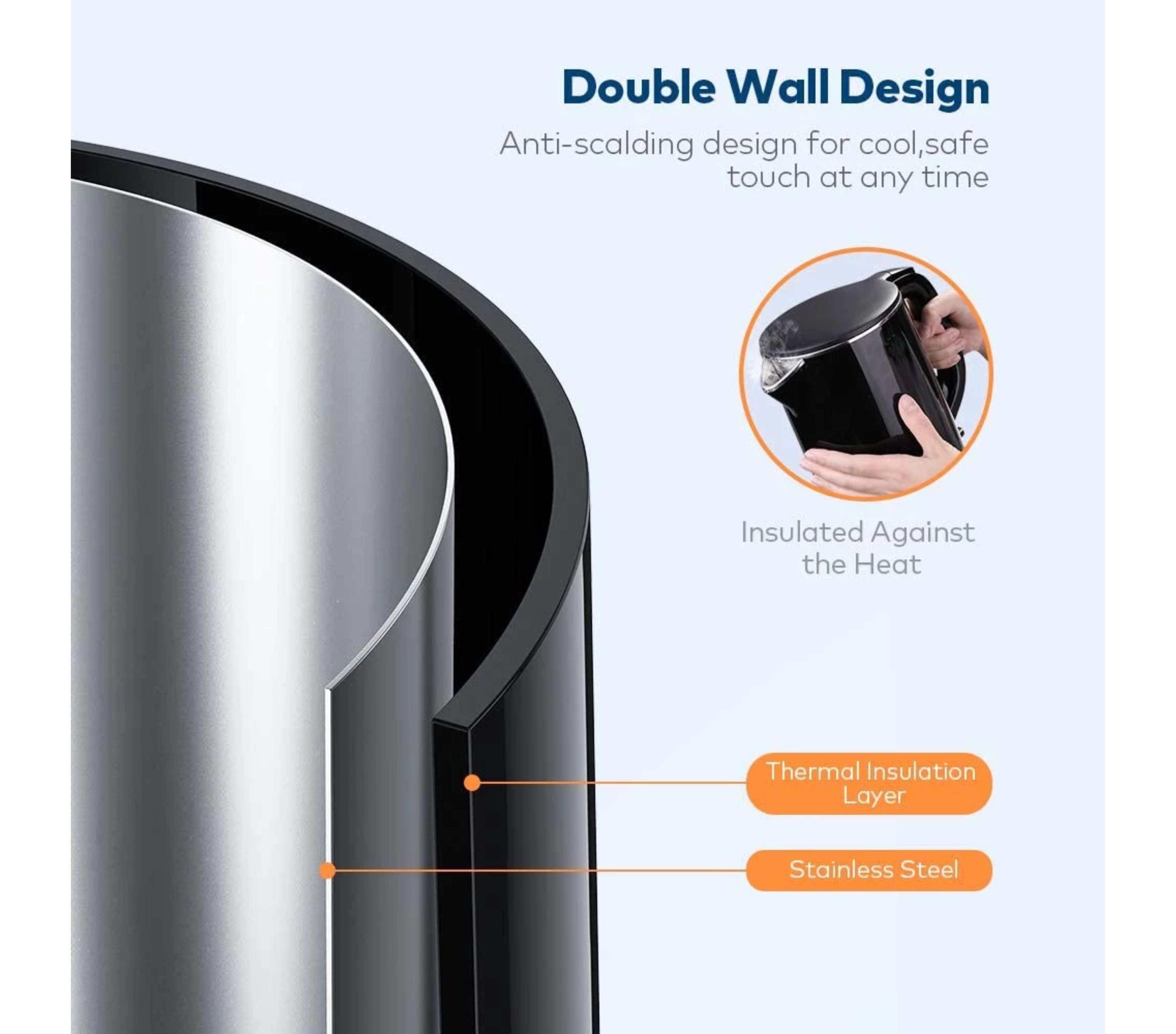 Cornell Cordless Cool Touch Jug Kettle 1.5L Black | CJK-E150SSB