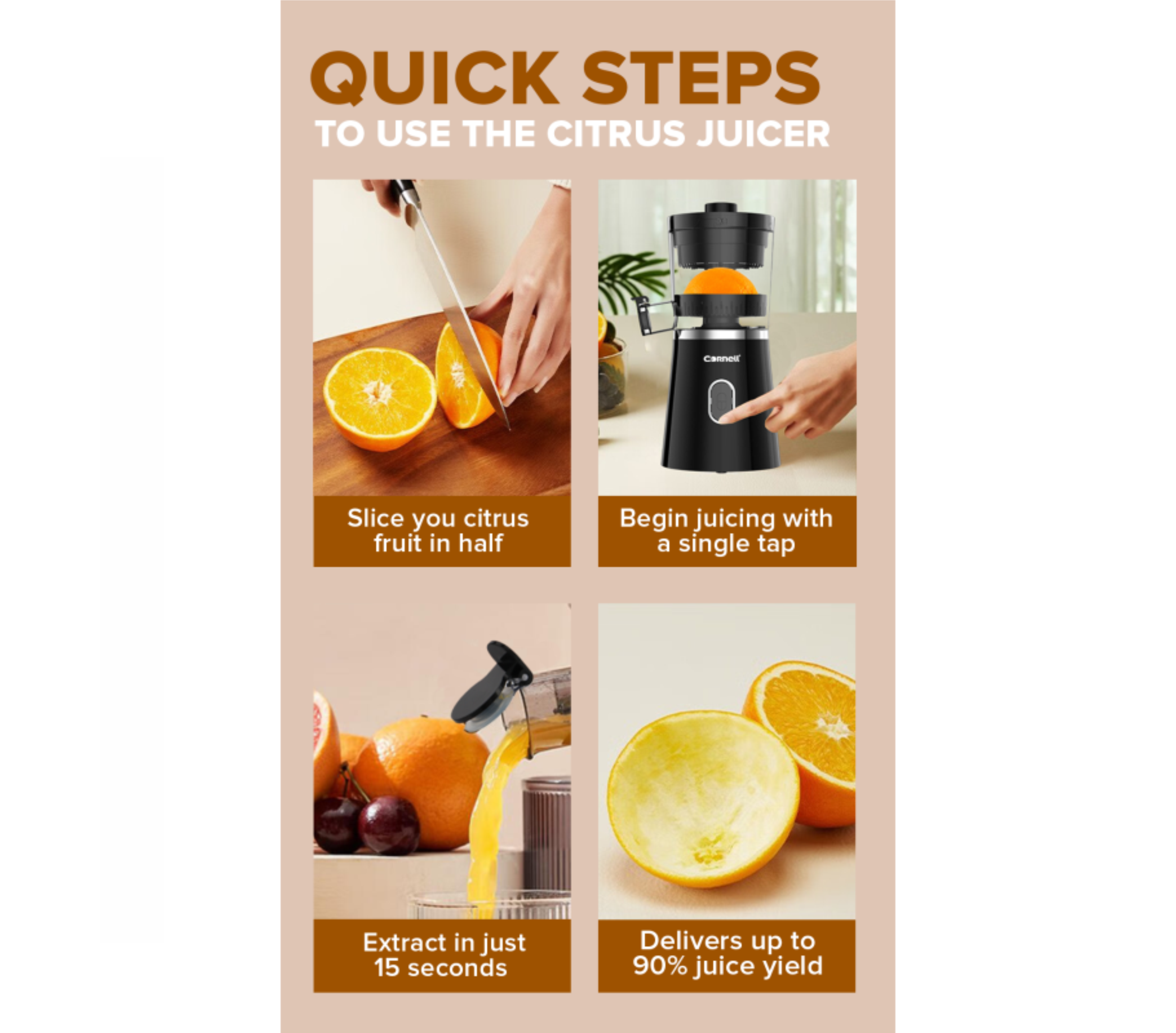 Cornell Citrus Juicer | CJS45BK