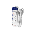 Cornell 3 Way Neon Multi Portable Socket with 2xUSB – 3M | CPS-E3020NUS-3M