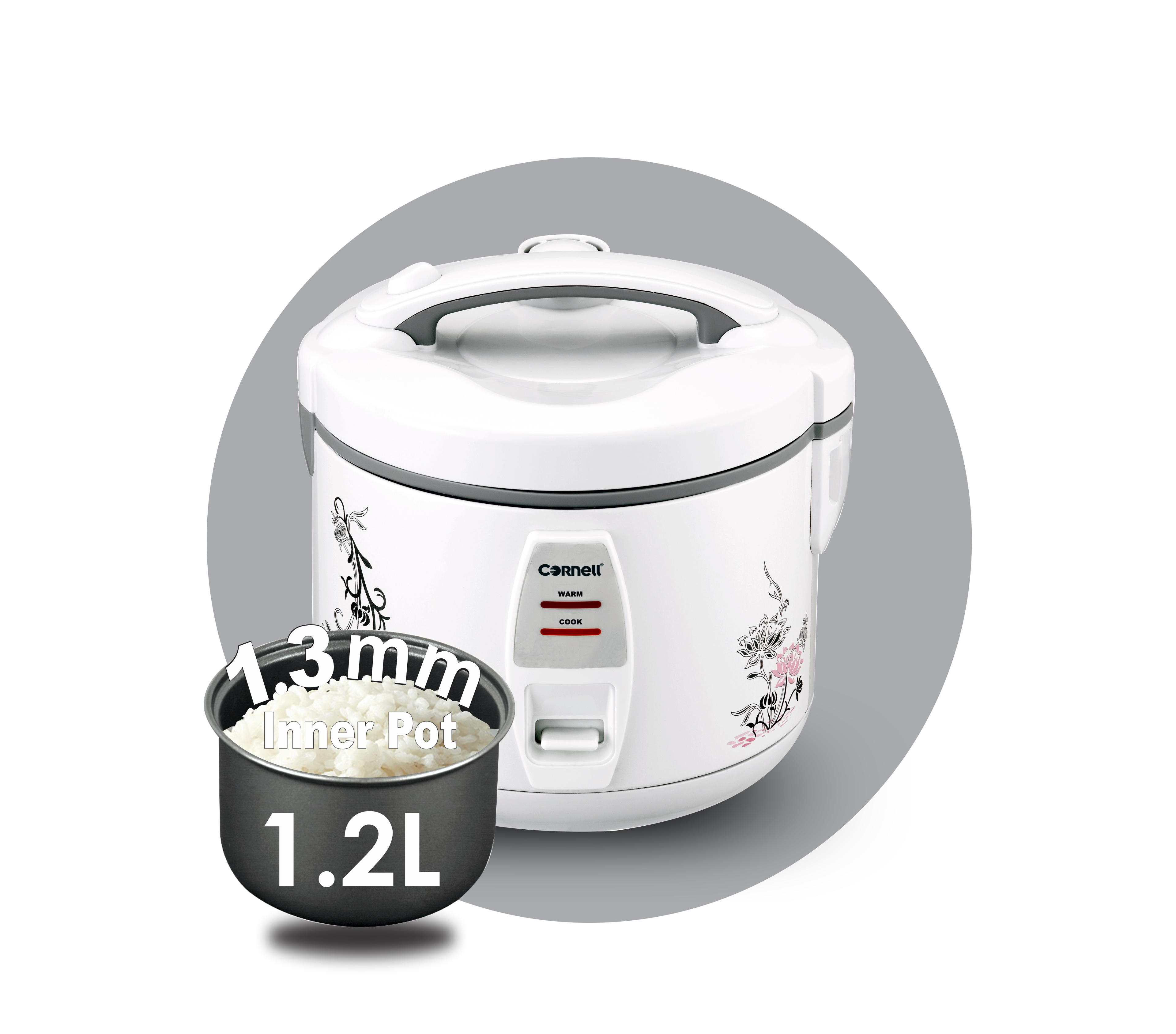 Cornell Jar Rice Cooker | CRC-JE120 (1.2L)/ CRC-JE180 (1.8L)