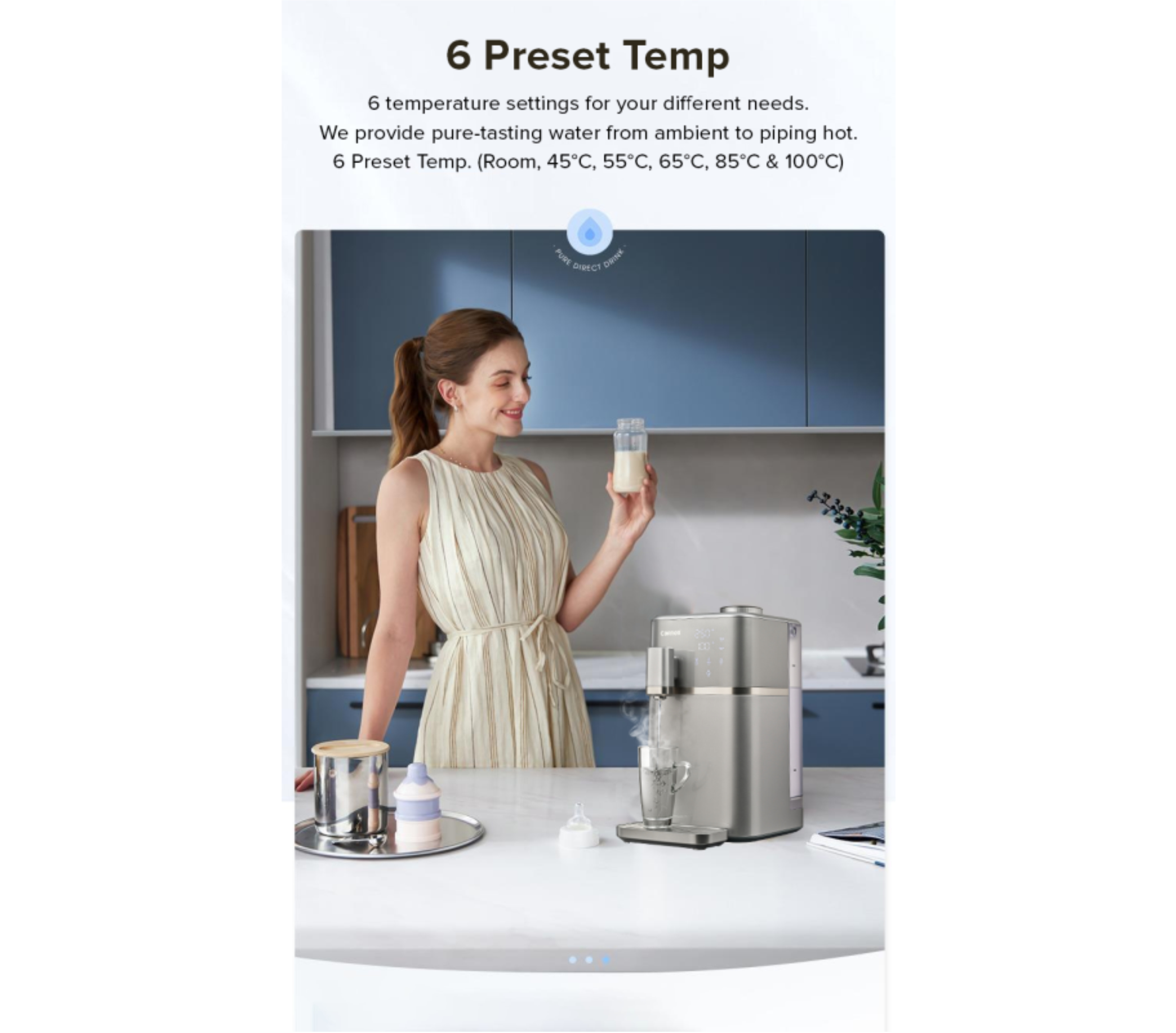 Cornell Instant Water Dispenser with Reverse Osmosis Purifier 5L | CRO-5PROG