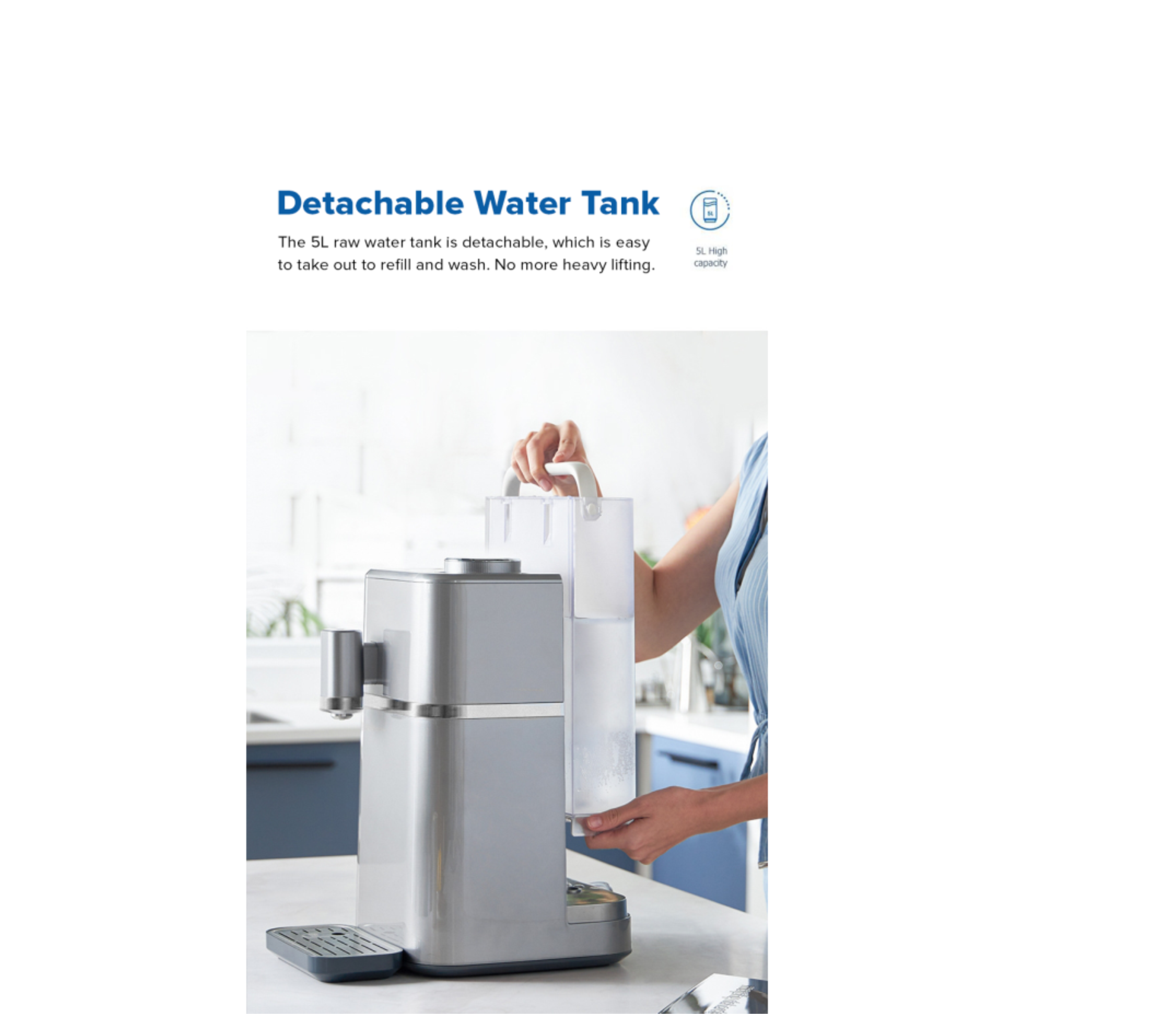 Cornell Instant Water Dispenser with Reverse Osmosis Purifier 5L | CRO-5PROG