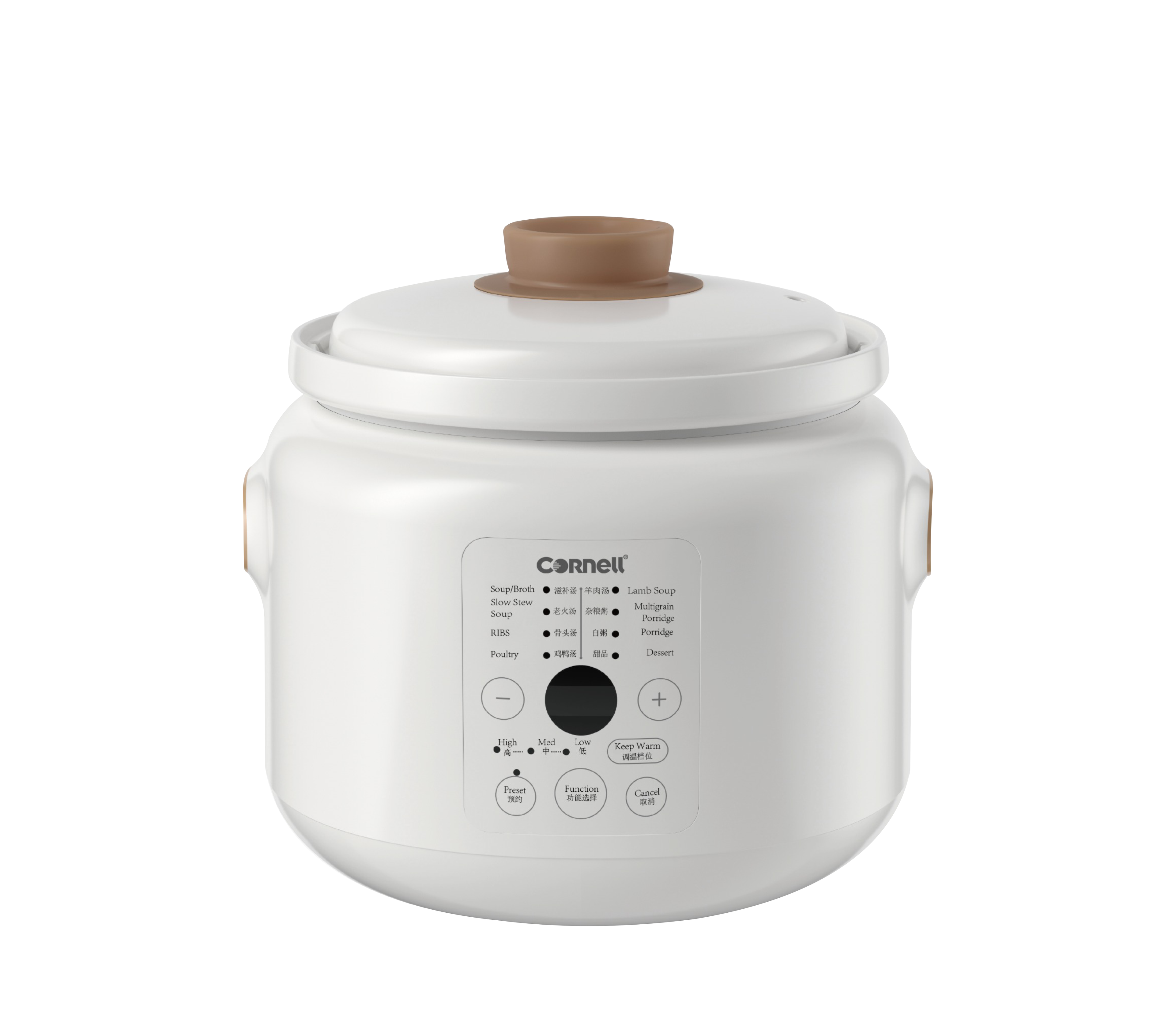Cornell Digital Ceramic Slow Cooler 3.0L | CSCS03D