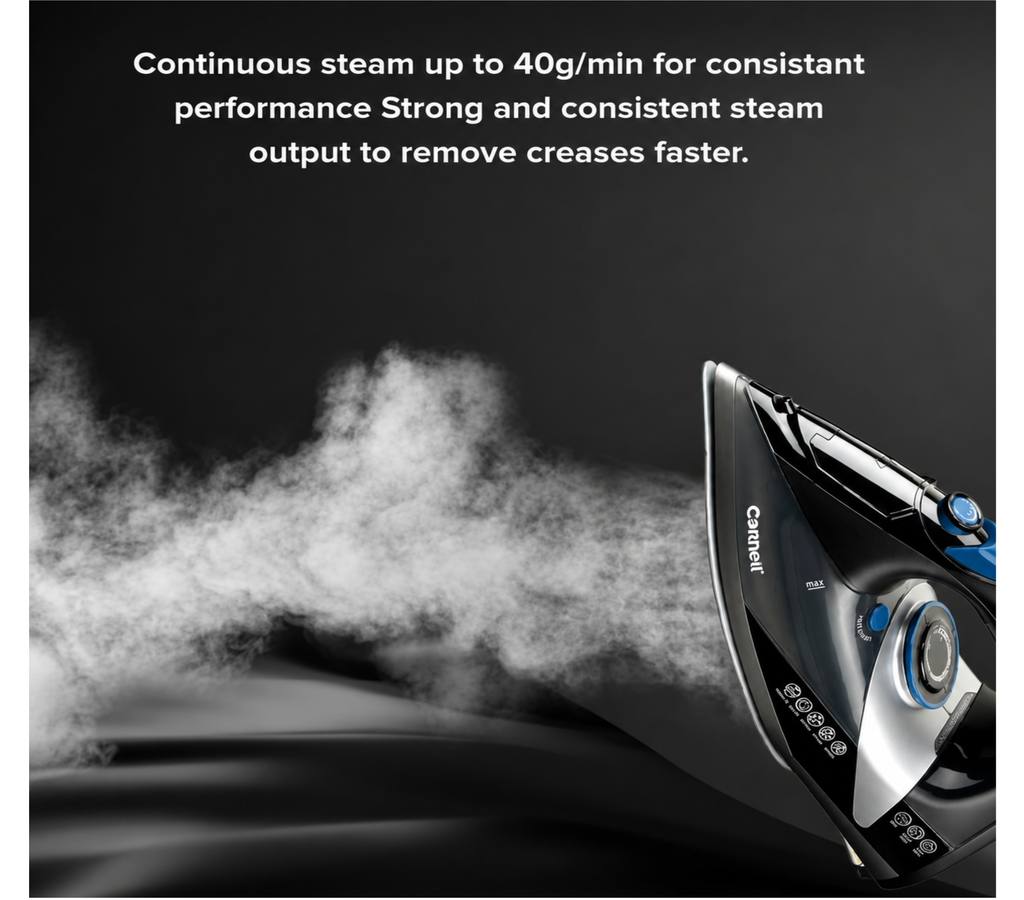 Cornell Turbo Steam Iron 2600W | CSI-E26BK