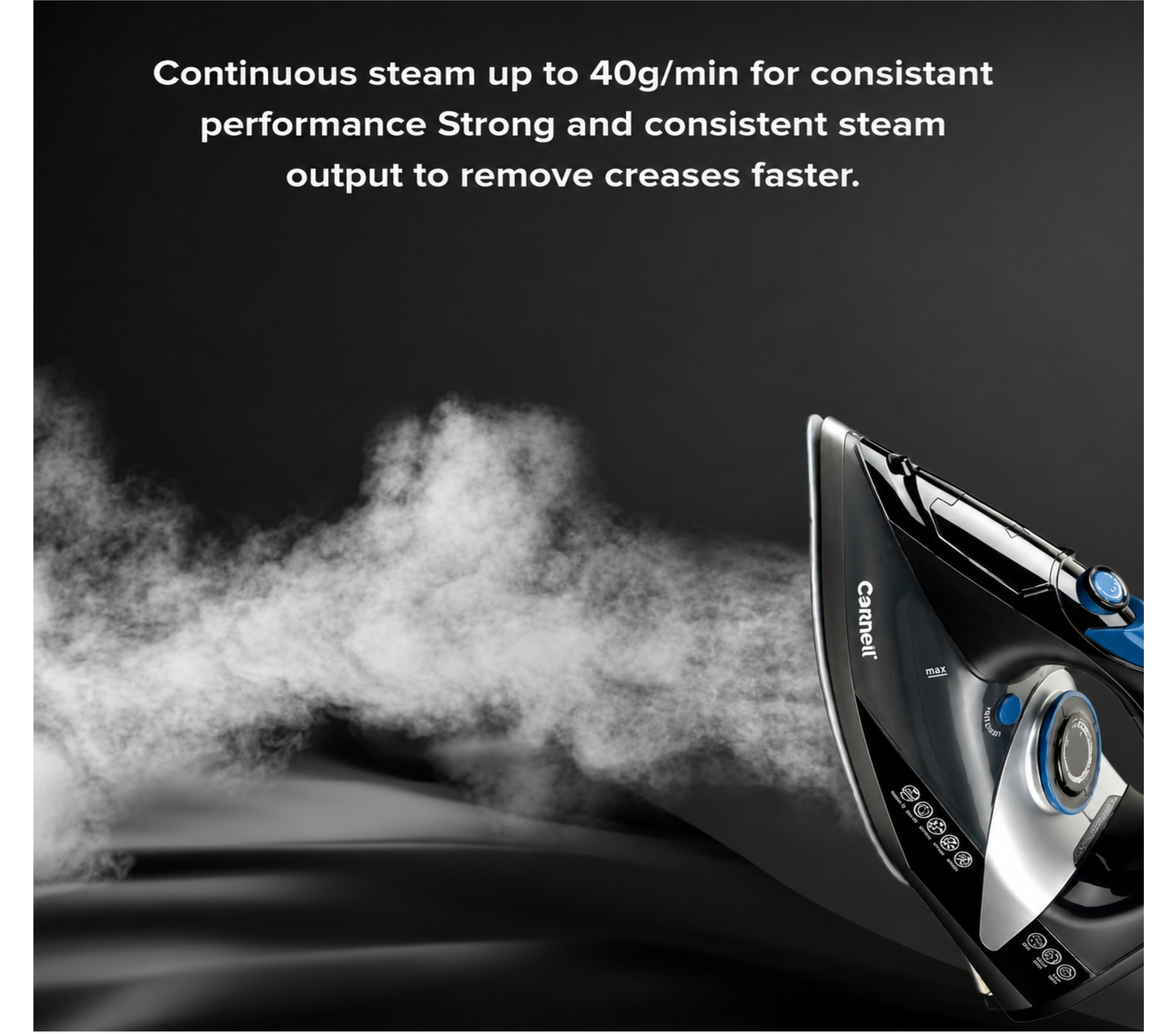 Cornell Turbo Steam Iron 2600W | CSI-E26BK