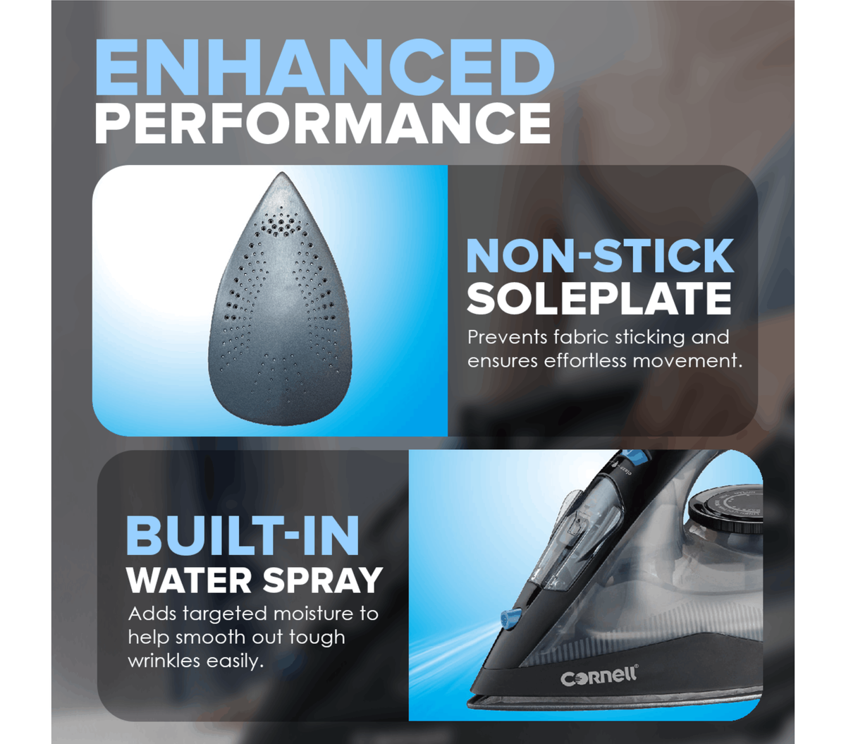 Cornell Steam Iron 1600W | CSIS66