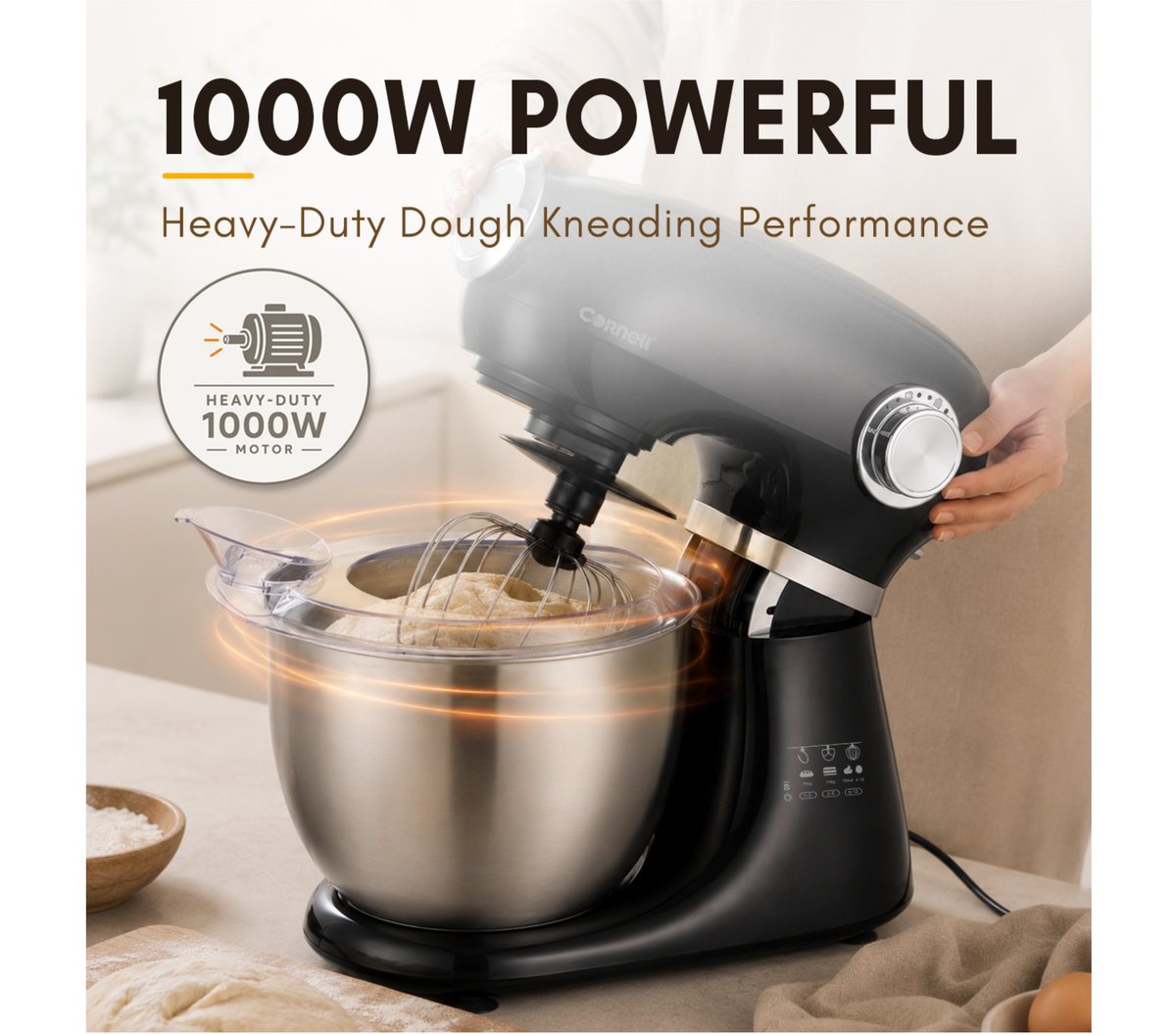 Cornell Stand Mixer 5.0L | CSM515BK
