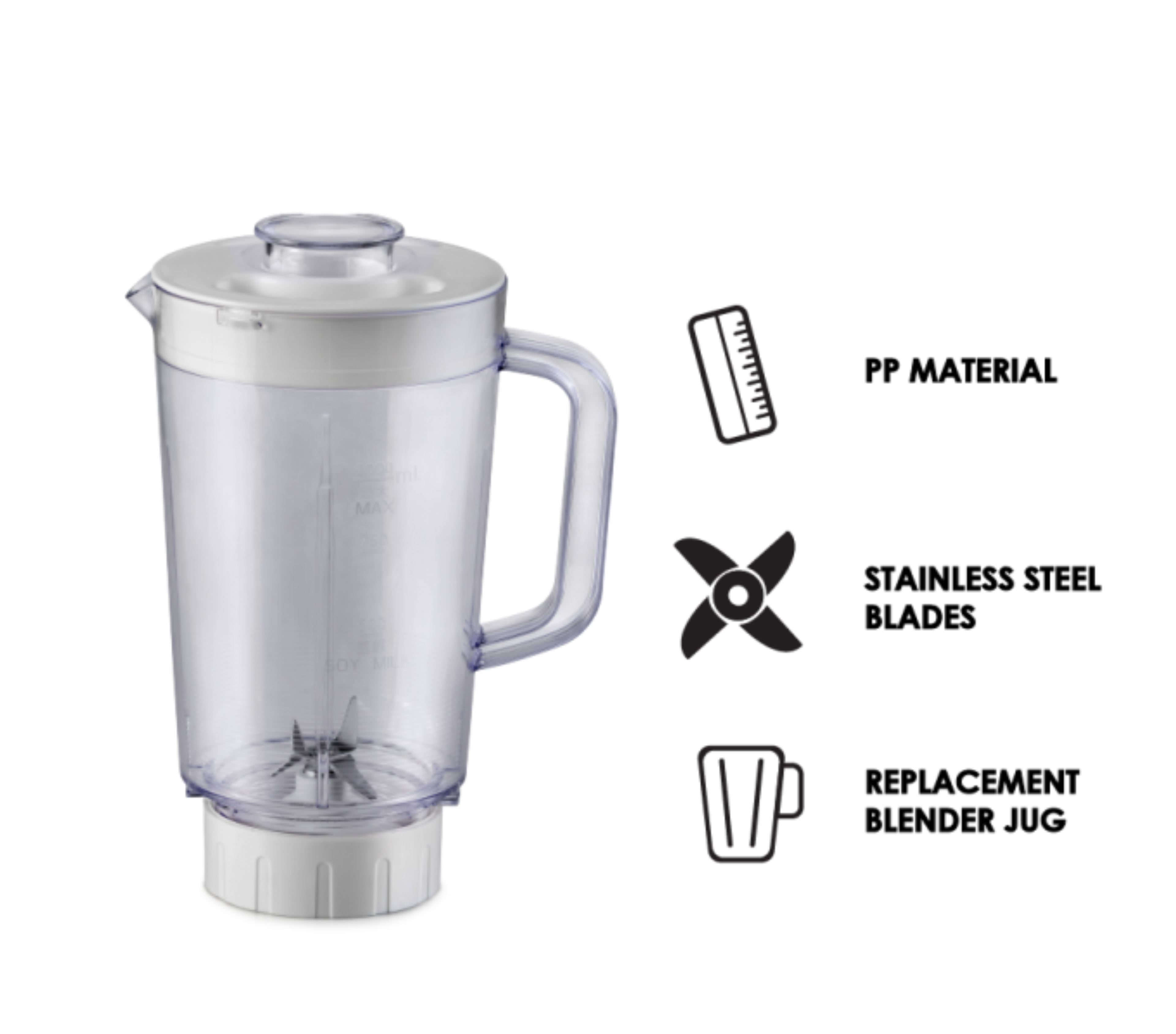 Blender Jug Set 1.0L | JC-3302