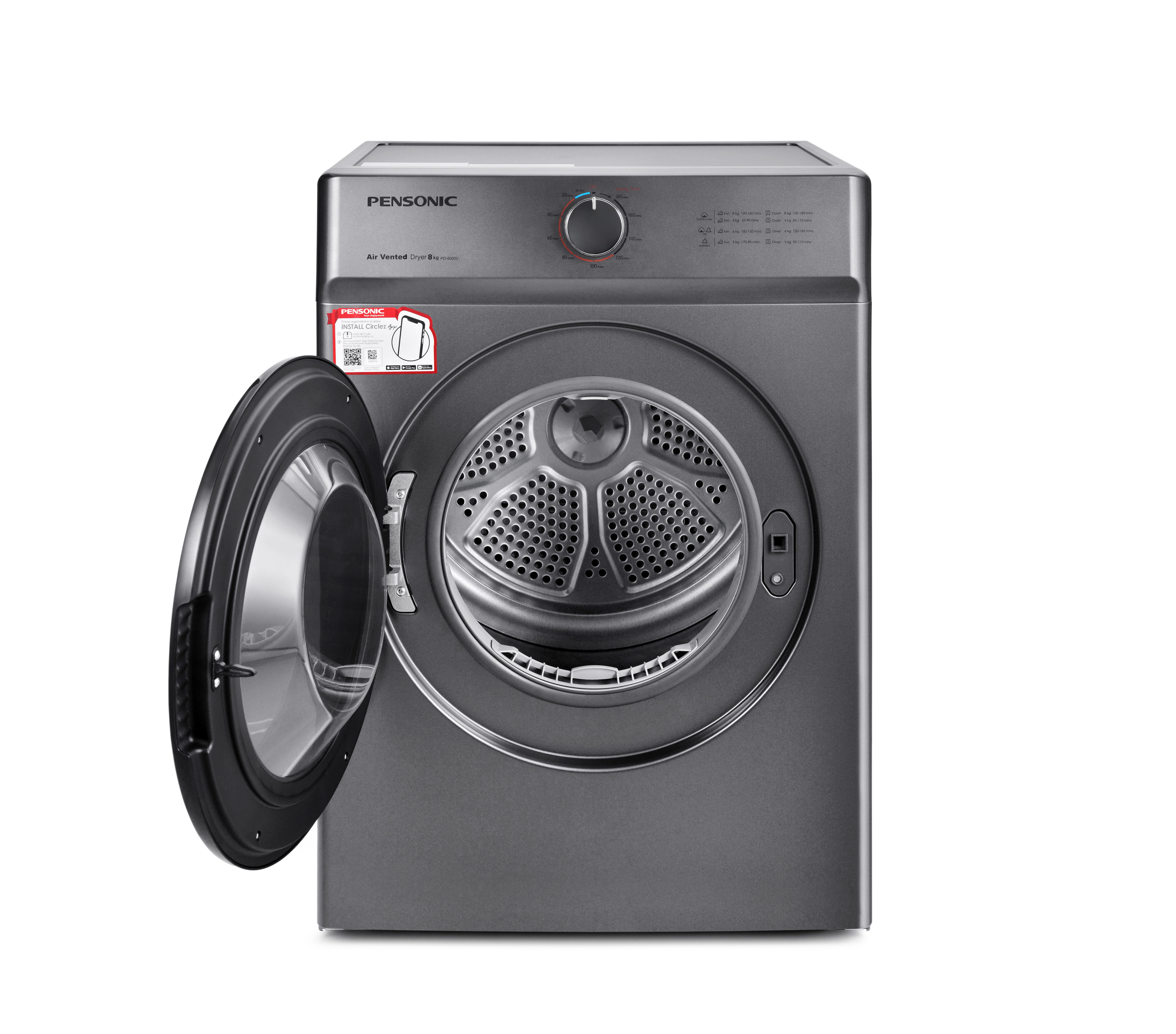 Pensonic Dryer 8Kg | PD-8000V