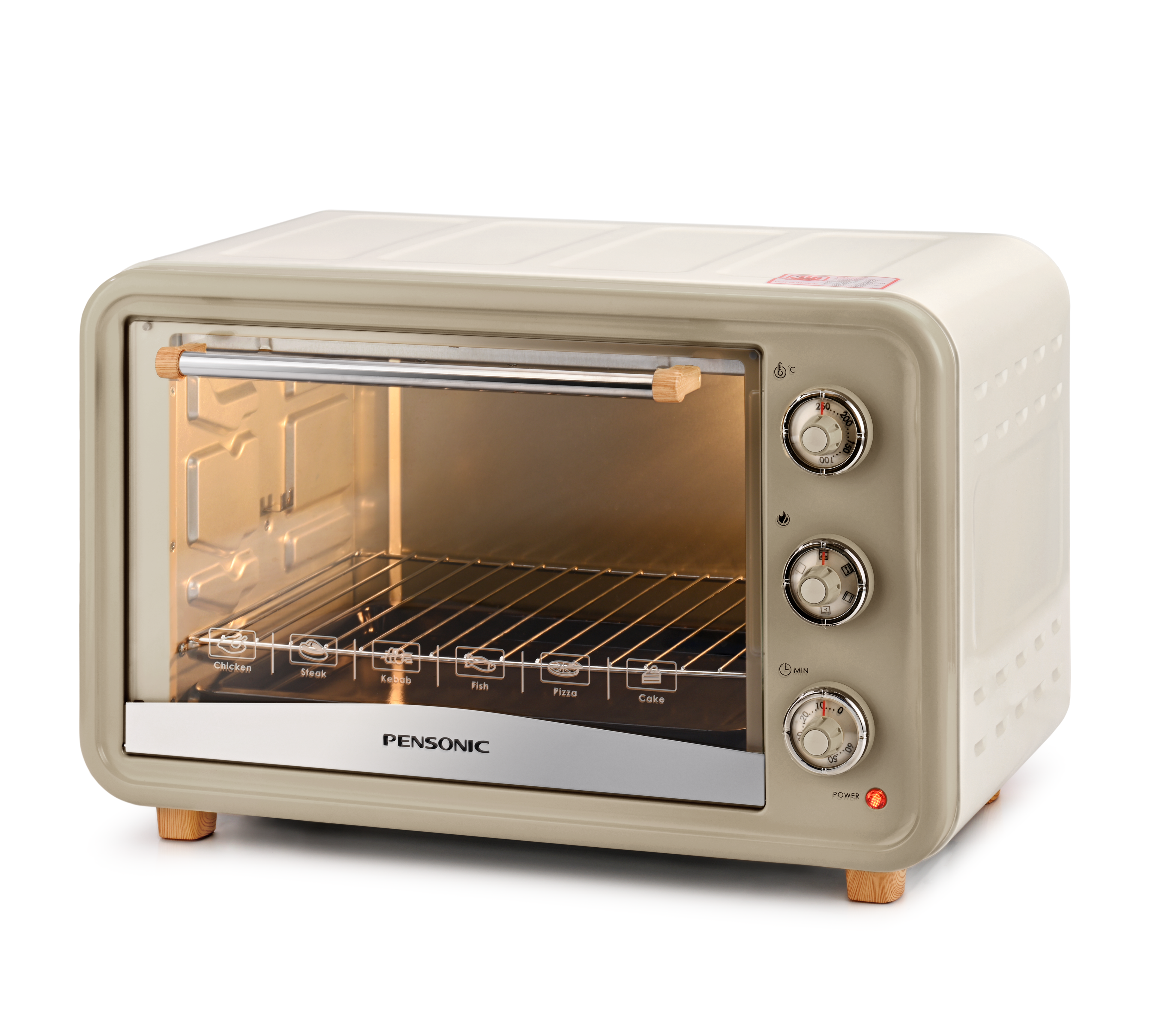 Pensonic Retro Electric Oven | PEO-2012 (20L)/ PEO-2812 (28L)/ PEO-3612 (36L)