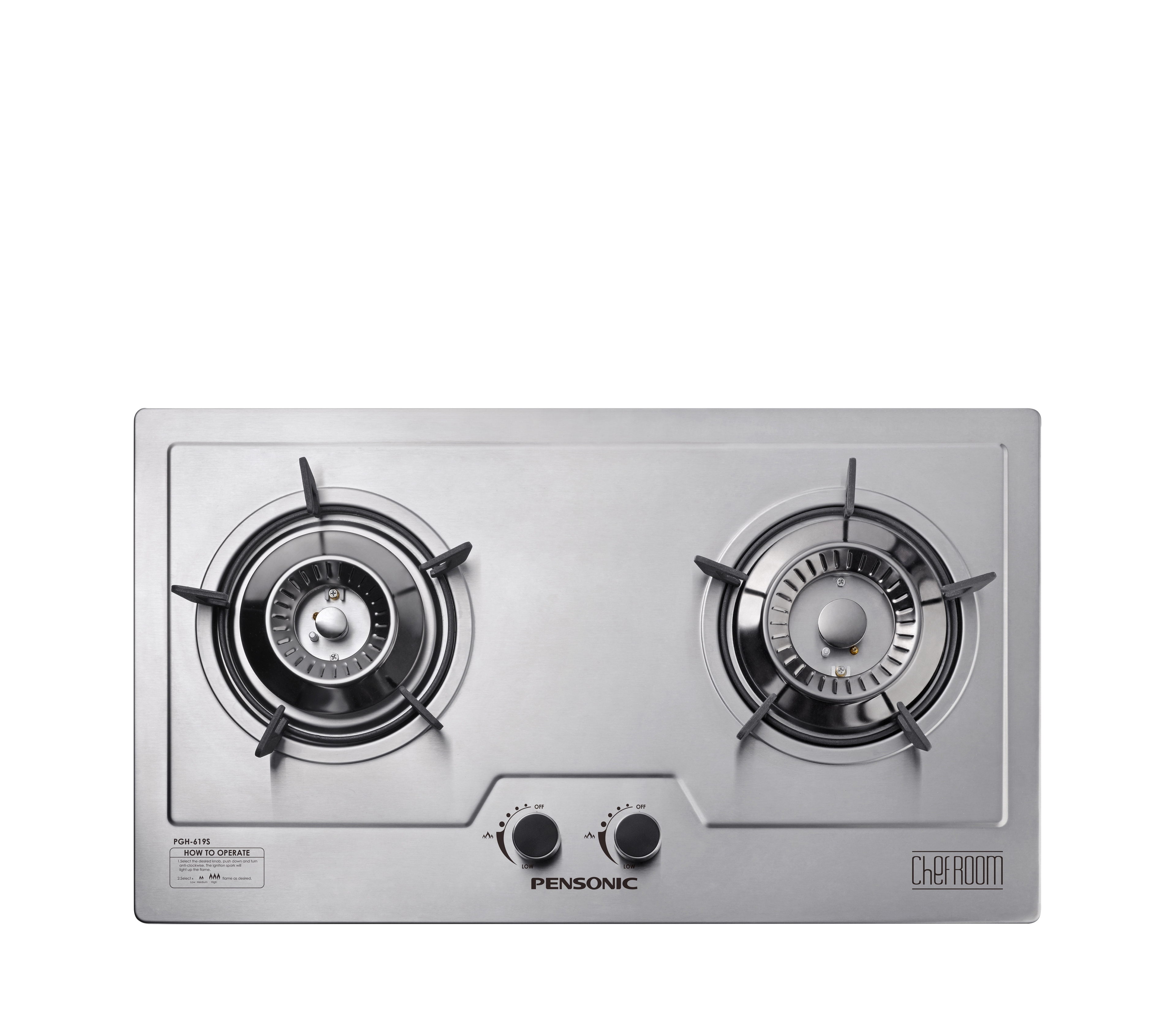 Pensonic Stainless Steel Built-in Hob | PGH-619S