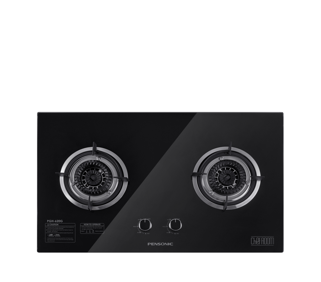 Pensonic Flexible Base Glass Built-In Gas Hob | PGH-620G