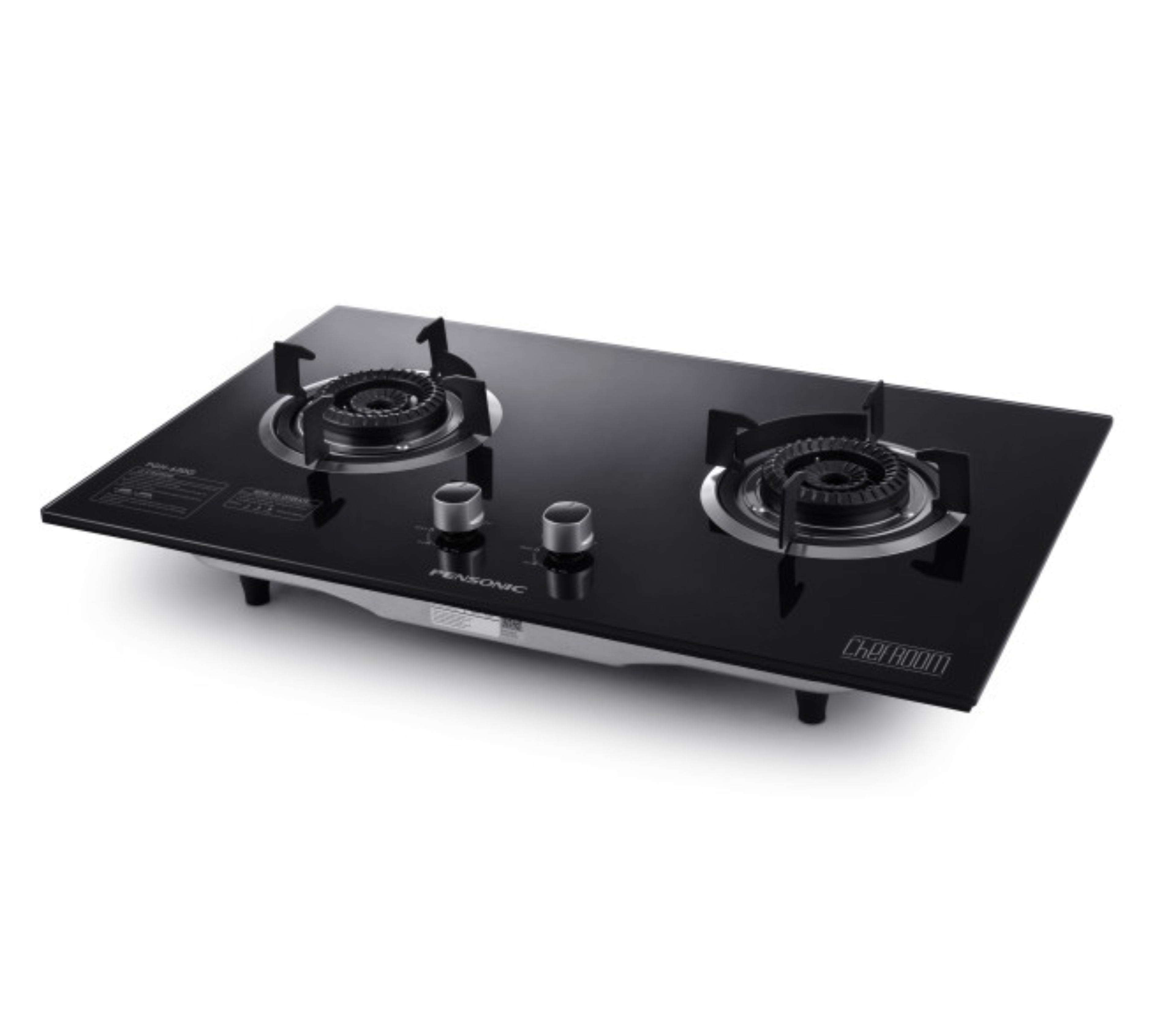 Pensonic Flexible Base Glass Built-In Gas Hob | PGH-620G