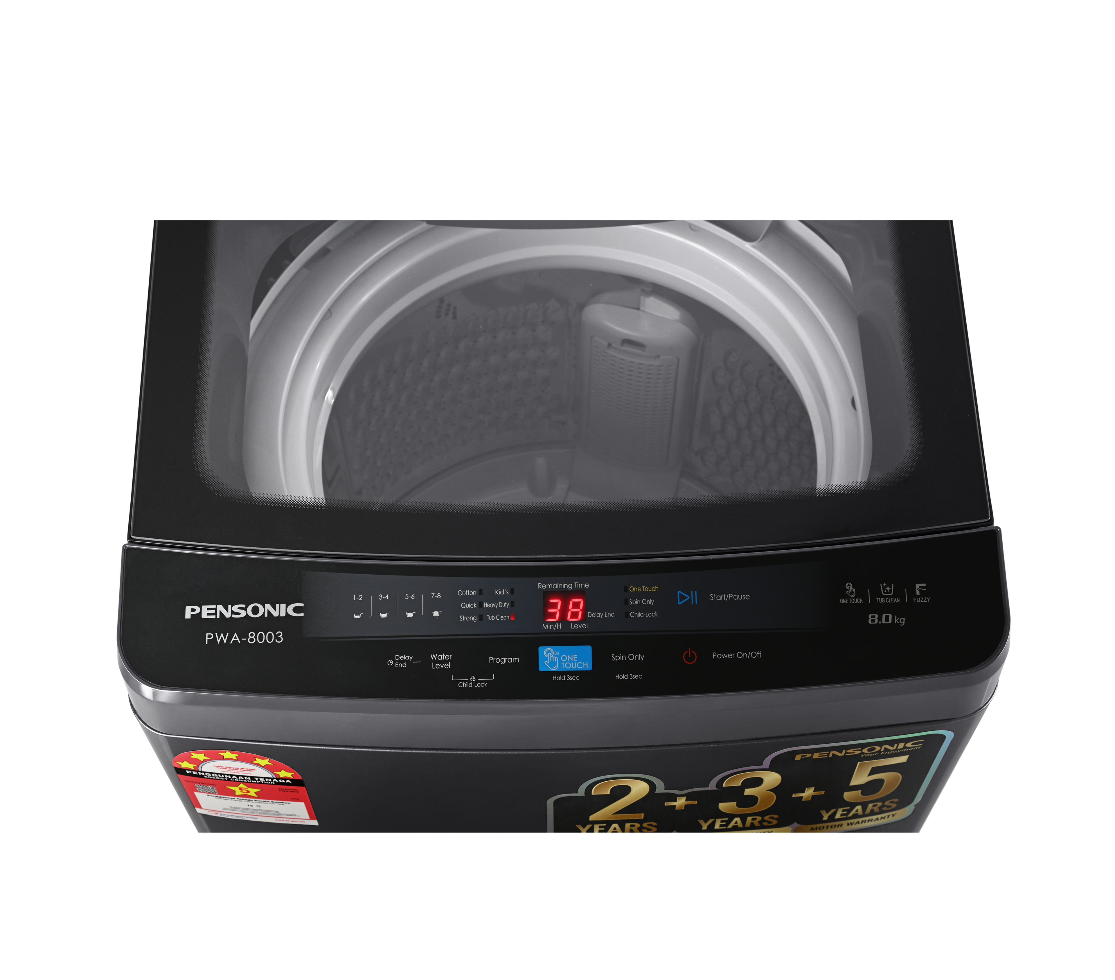 Pensonic Fully Auto Washing Machine | PWA-8003 (8KG)/ PWA-1003 (10KG)