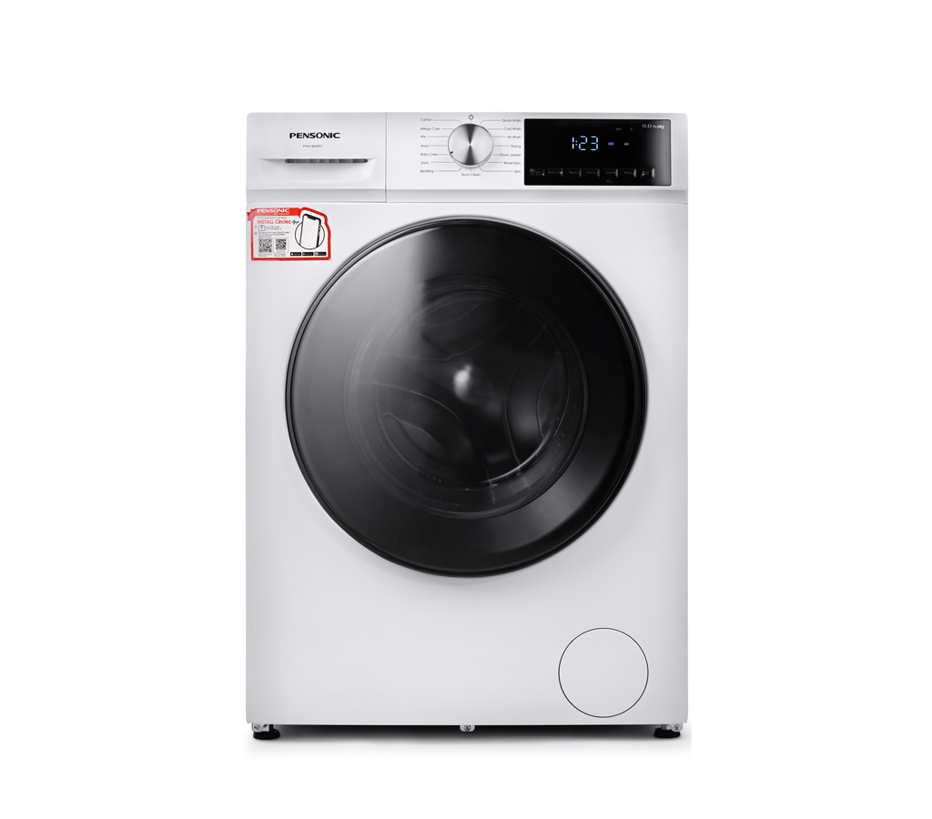 Pensonic INVERTER 2-In-1 Front Load Washer 8KG & Dryer 5KG | PWA-8050FC
