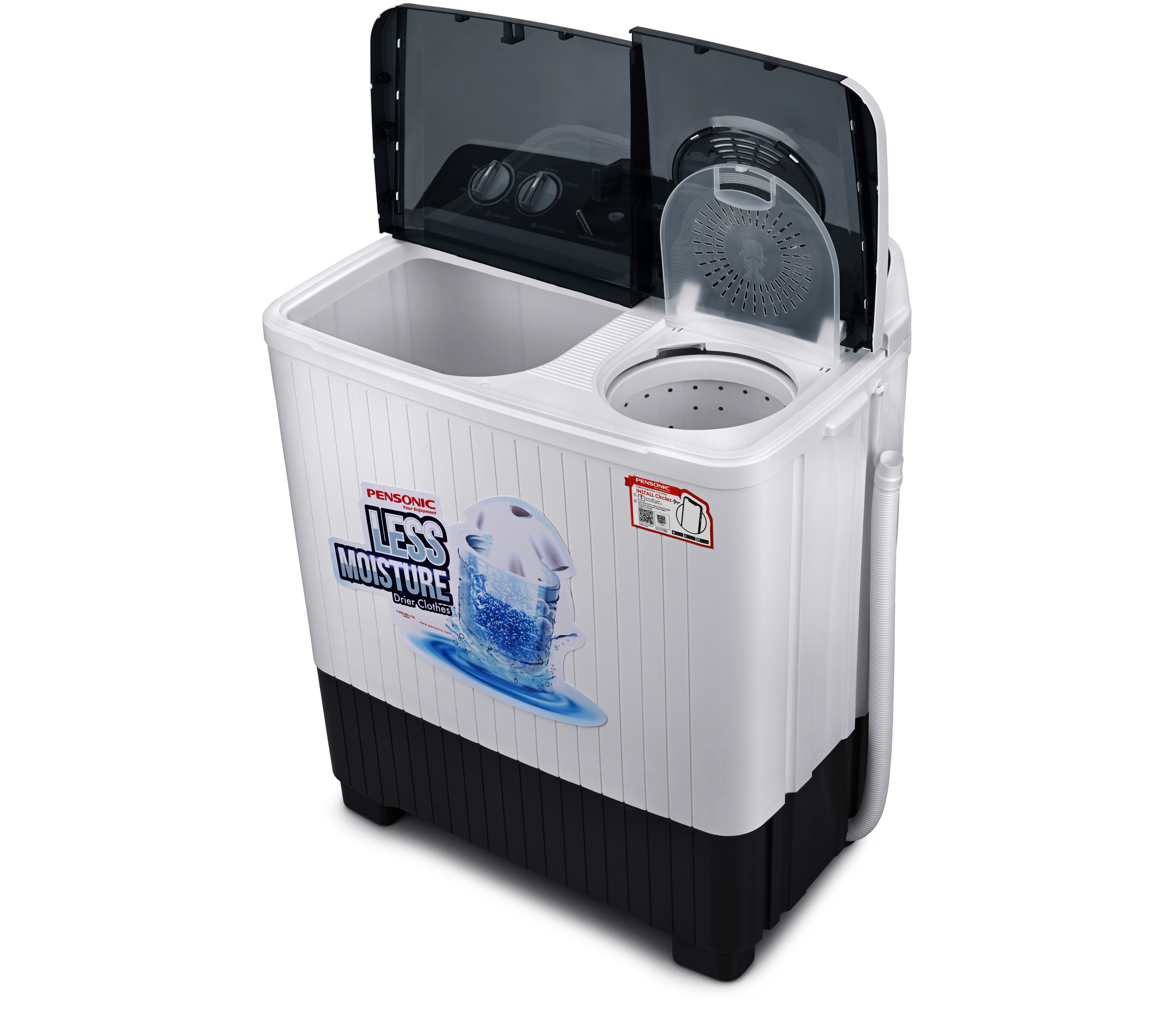 Pensonic Semi Auto Washing Machine 9KG | PWS-9005