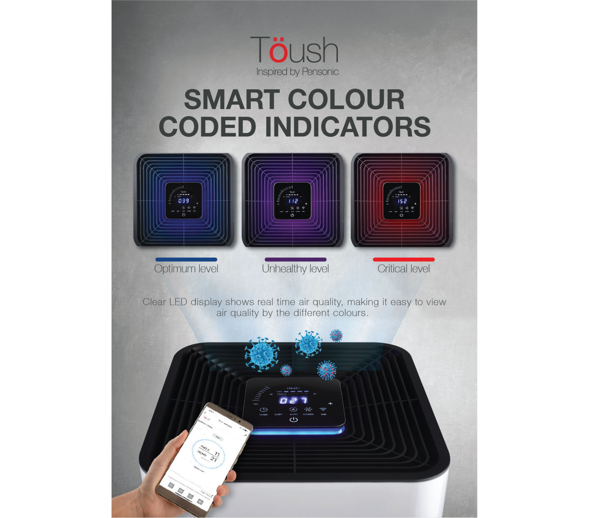 TOUSH Smart Air Purifier | T1005SAP