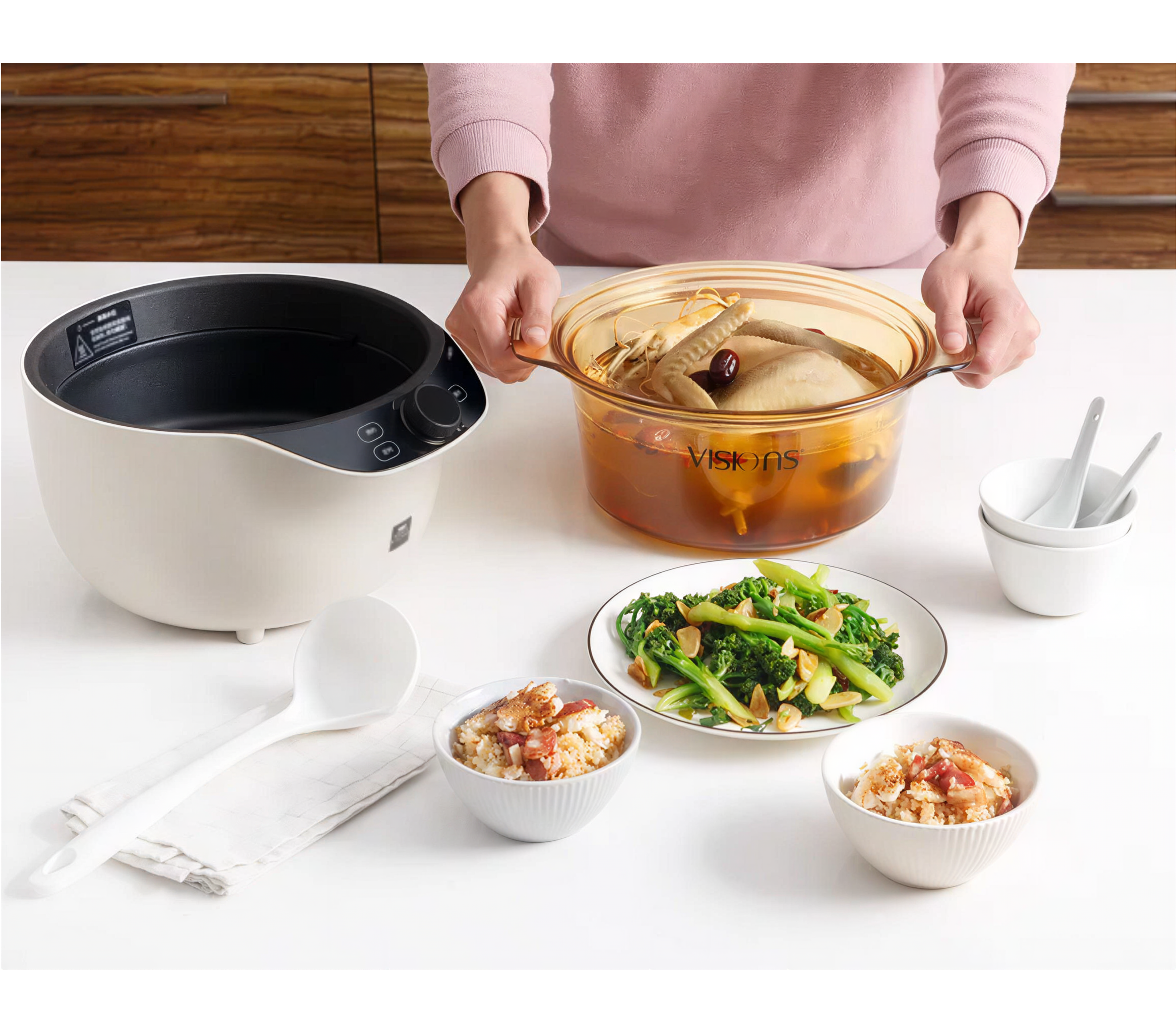 World Kitchen Smart Pot with Visions Pot 3.5L | WK-ES