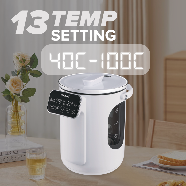 Cornell Digital Glass Thermo Pot 3.0L | CTP03WH