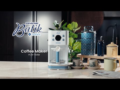 Pensonic Batik Series Coffee Maker 1.5L | PCM-1905B
