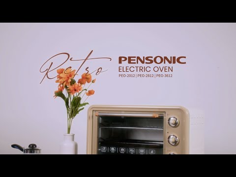Pensonic Retro Electric Oven | PEO-2012 (20L)/ PEO-2812 (28L)/ PEO-3612 (36L)