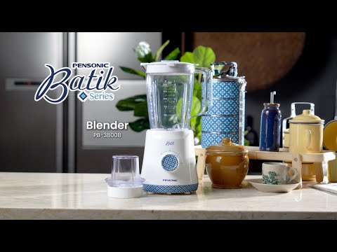 Pensonic Batik Series 2-IN-1 Blender 1.5L | PB-3800B
